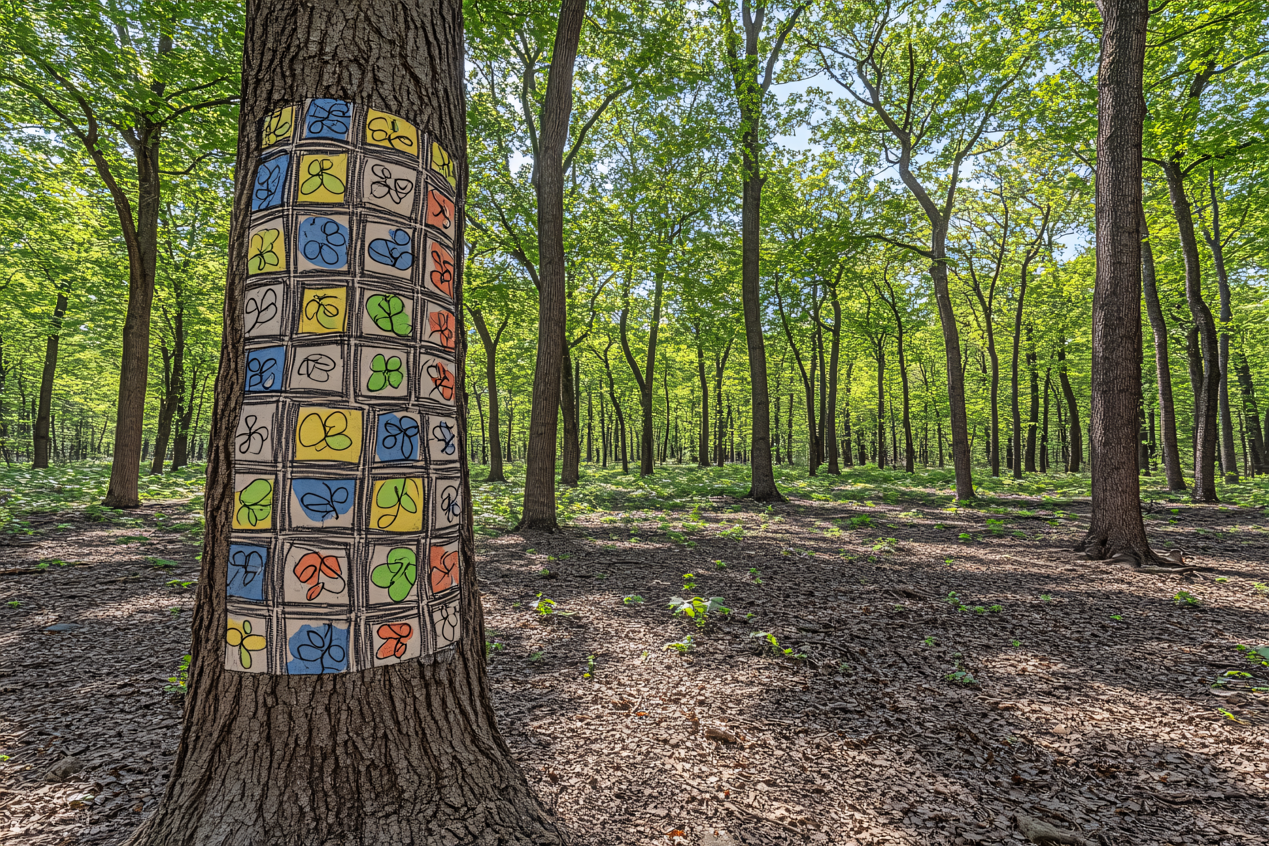 Tree Art in the Forest