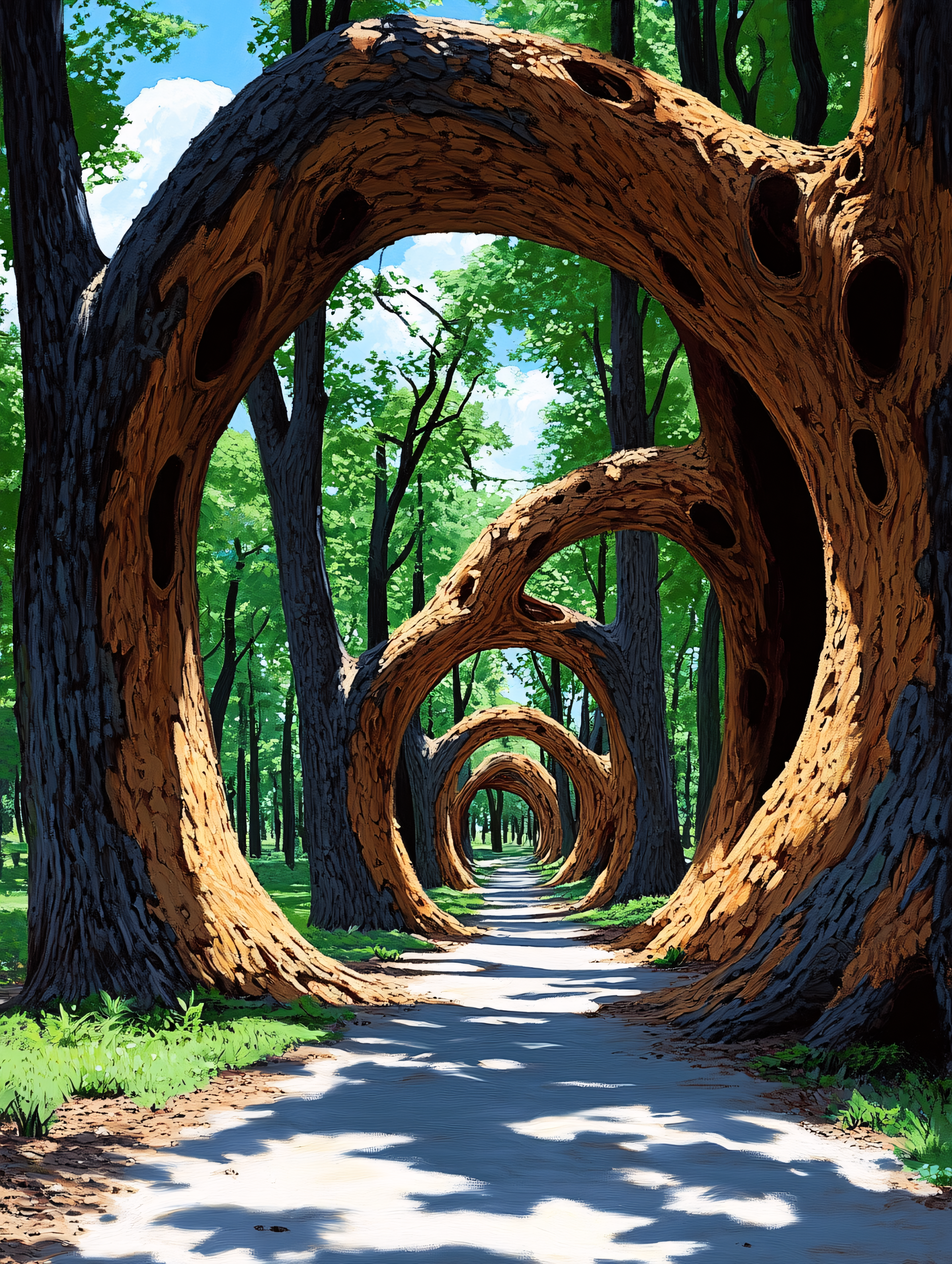 Tree Tunnel Path