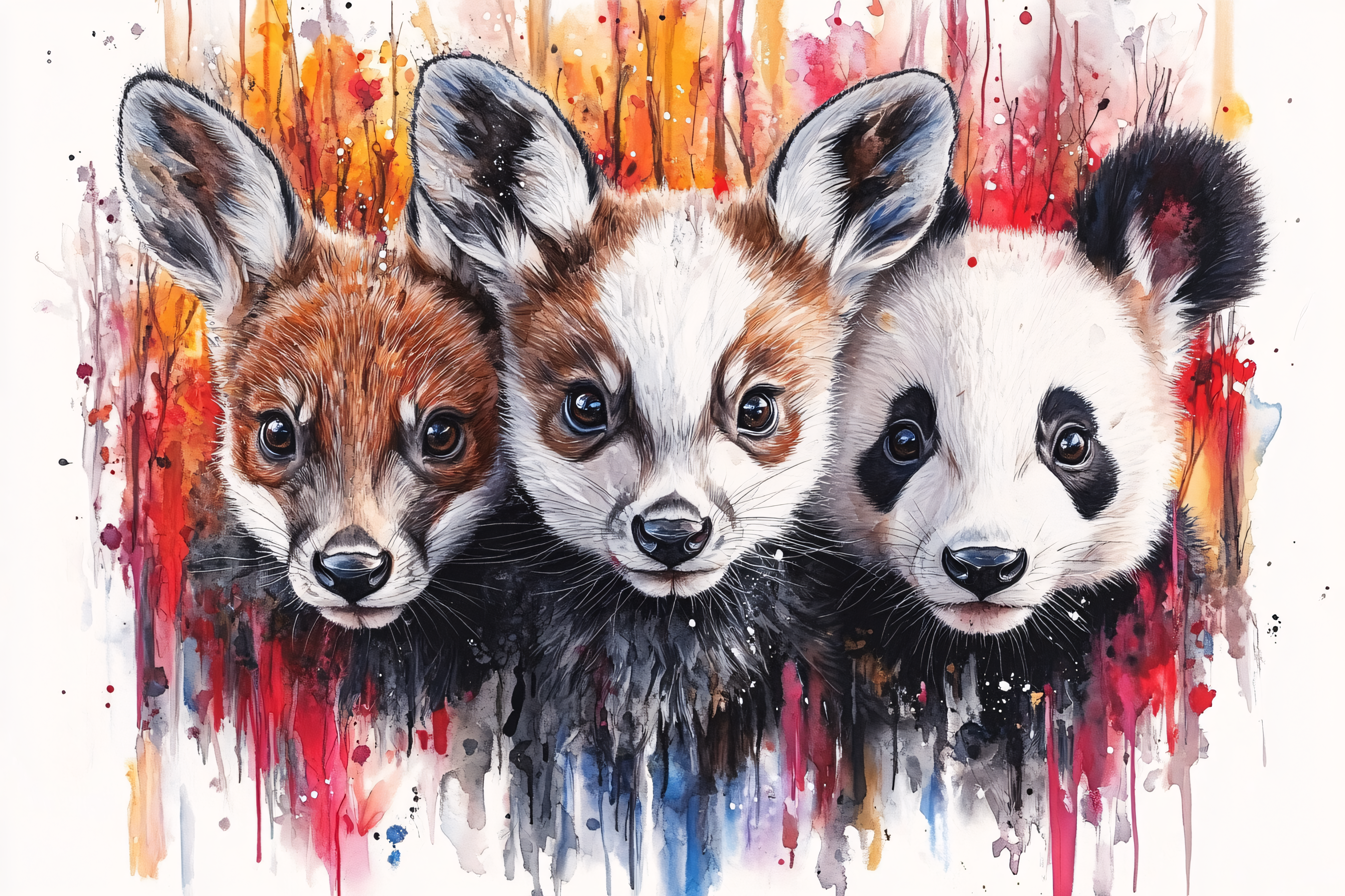 Trio of Curious Critters