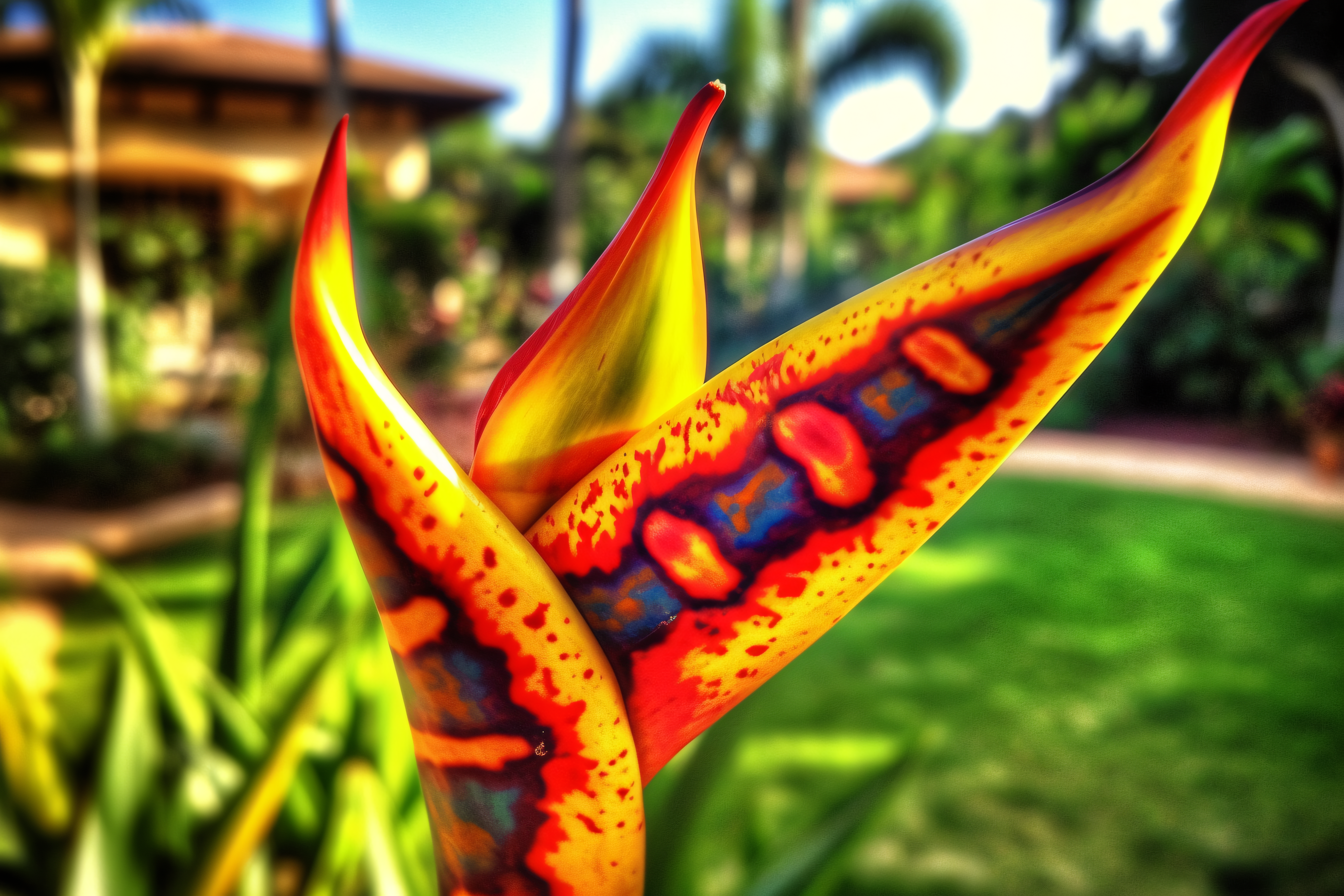 Tropical Bird of Paradise Flower