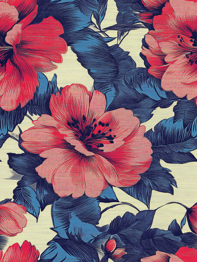 Tropical Floral Pattern