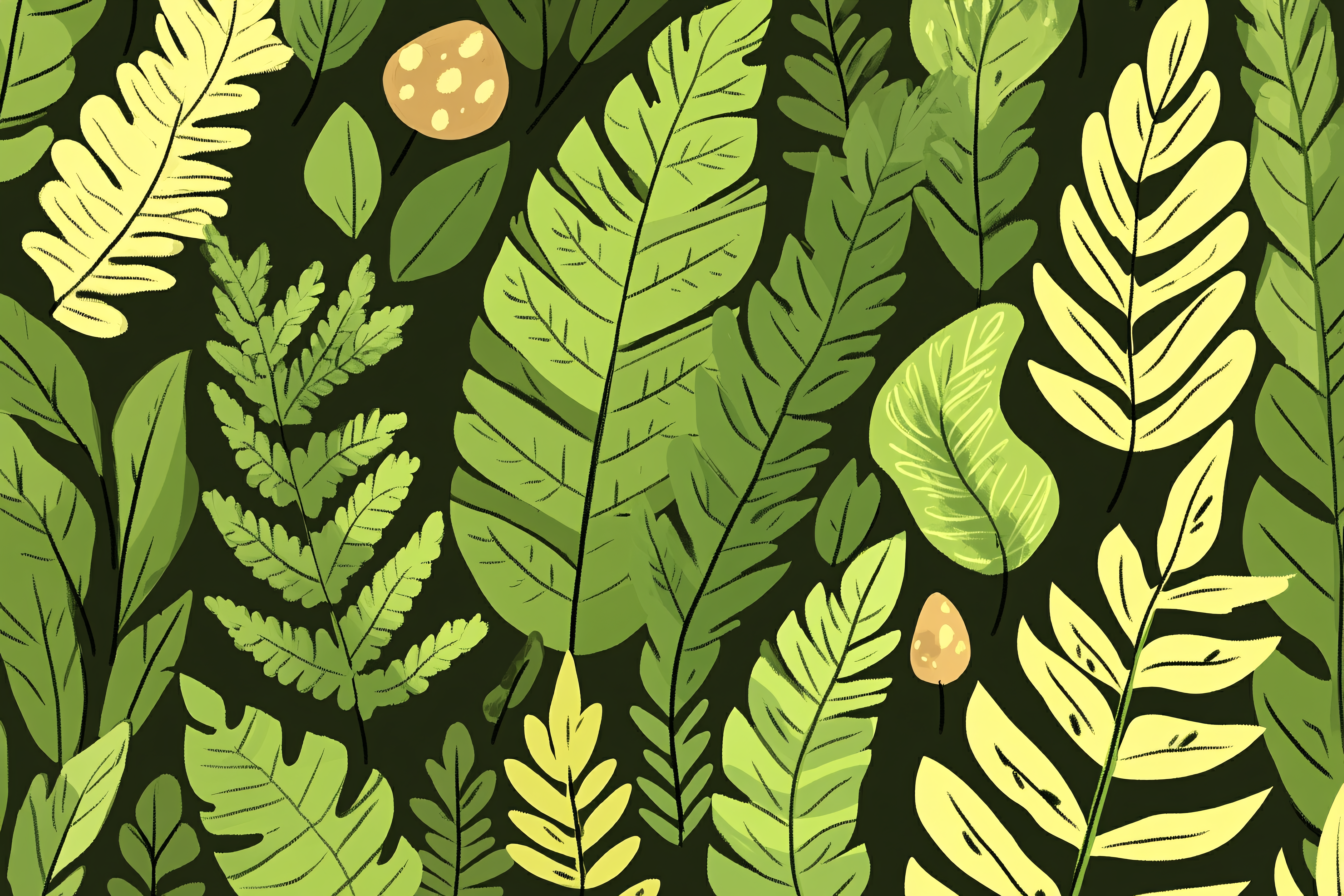 Tropical Leaf Pattern