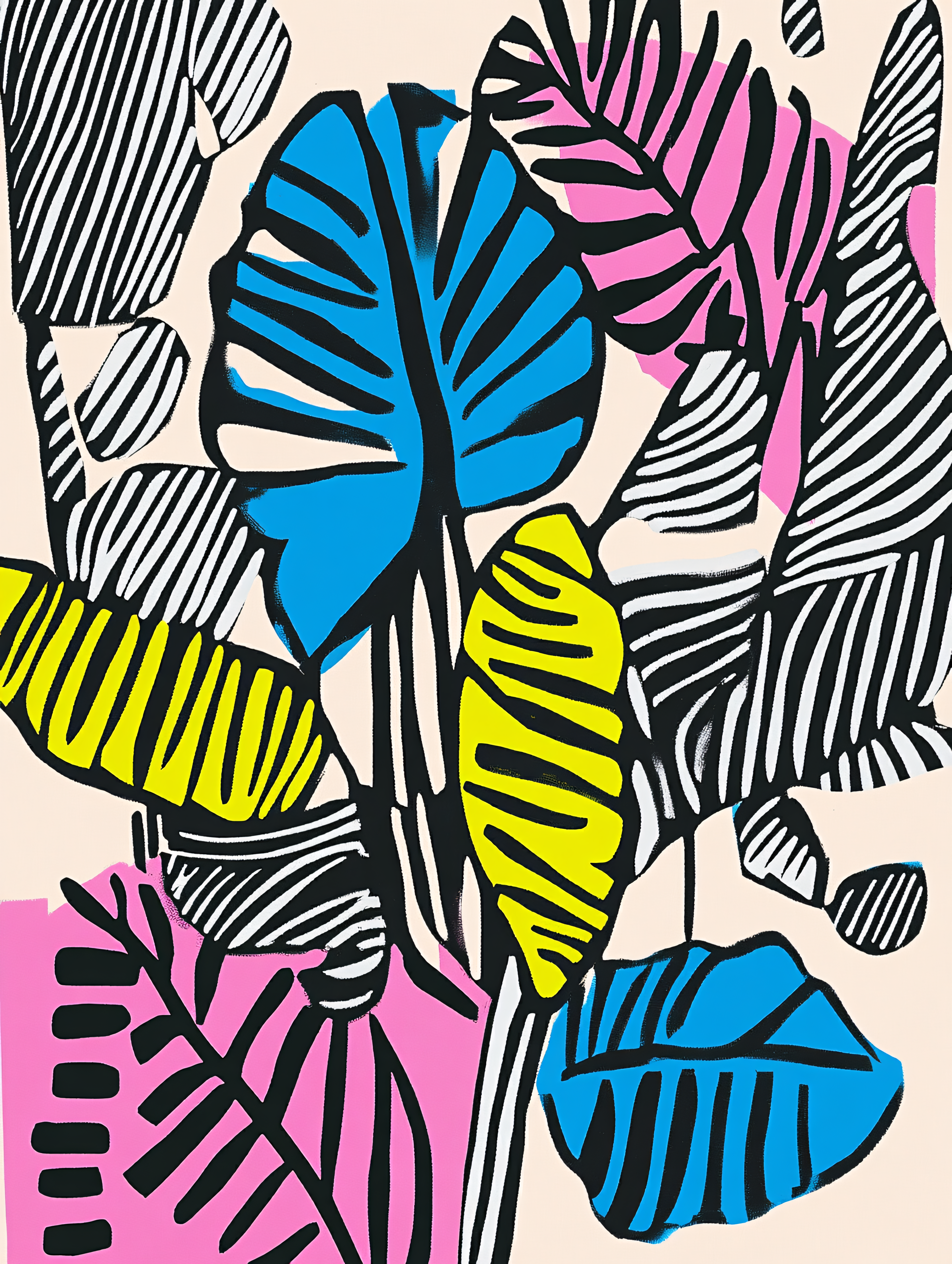 Tropical Leaves Pattern