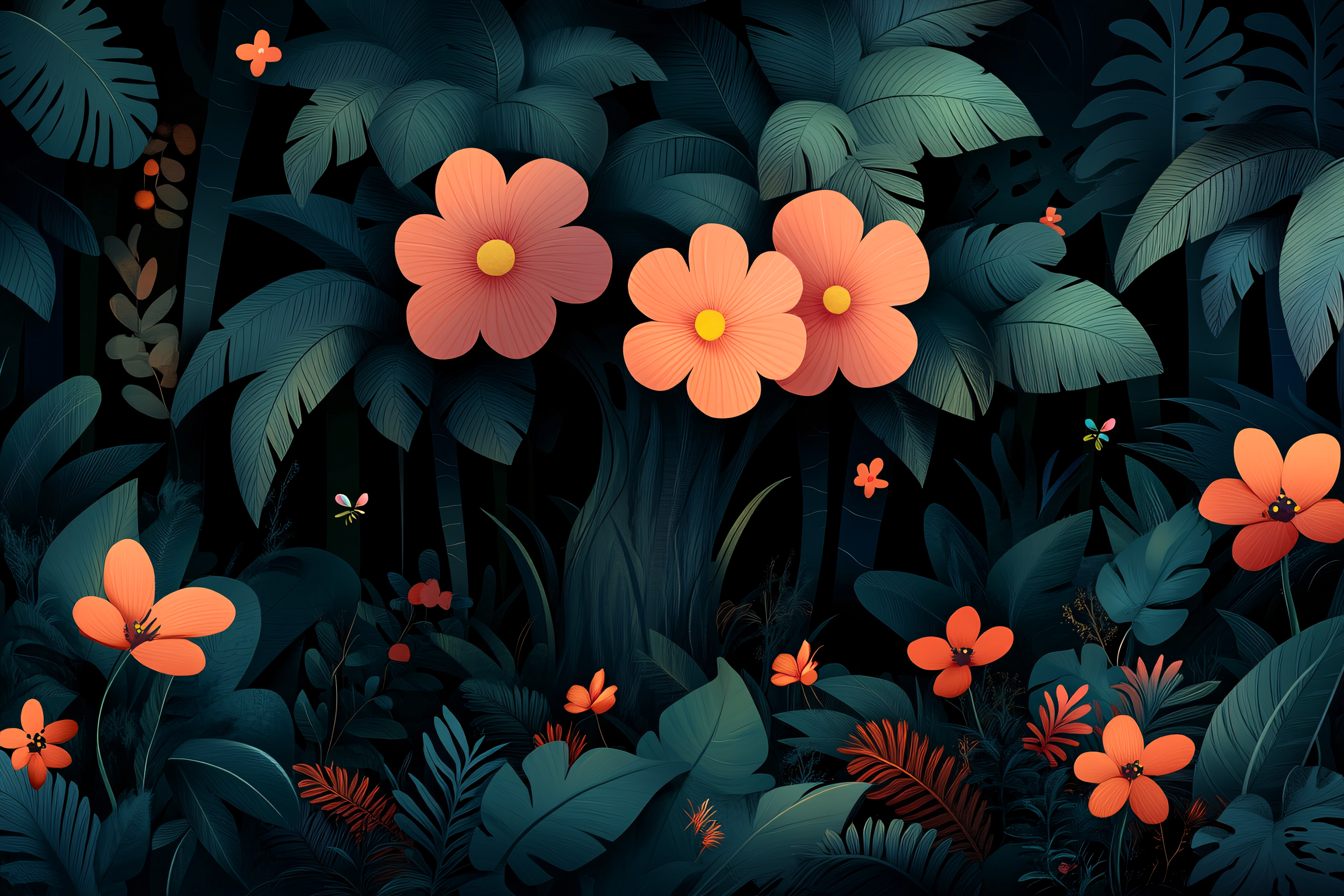 Tropical Night Bloom
