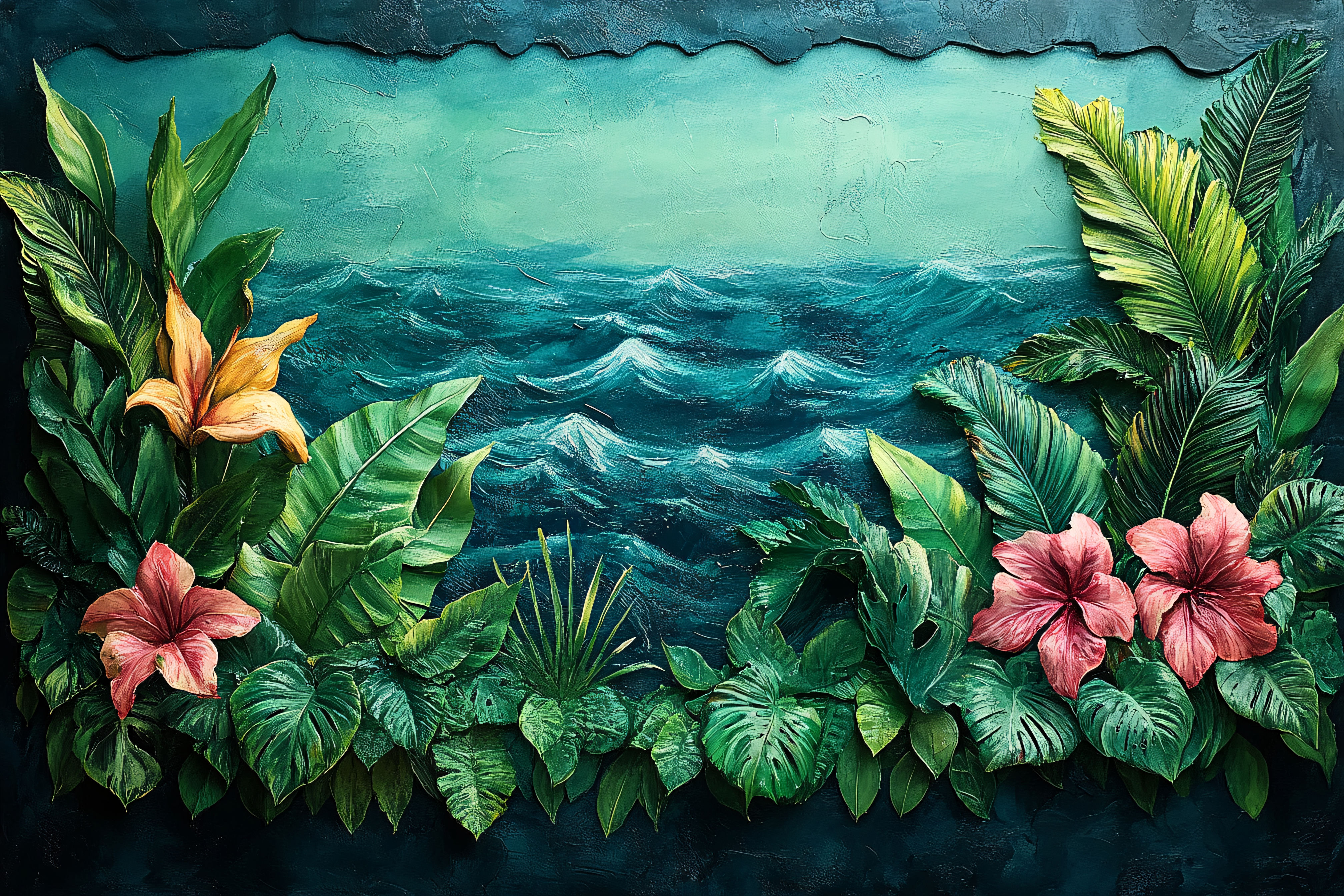 Tropical Paradise Landscape