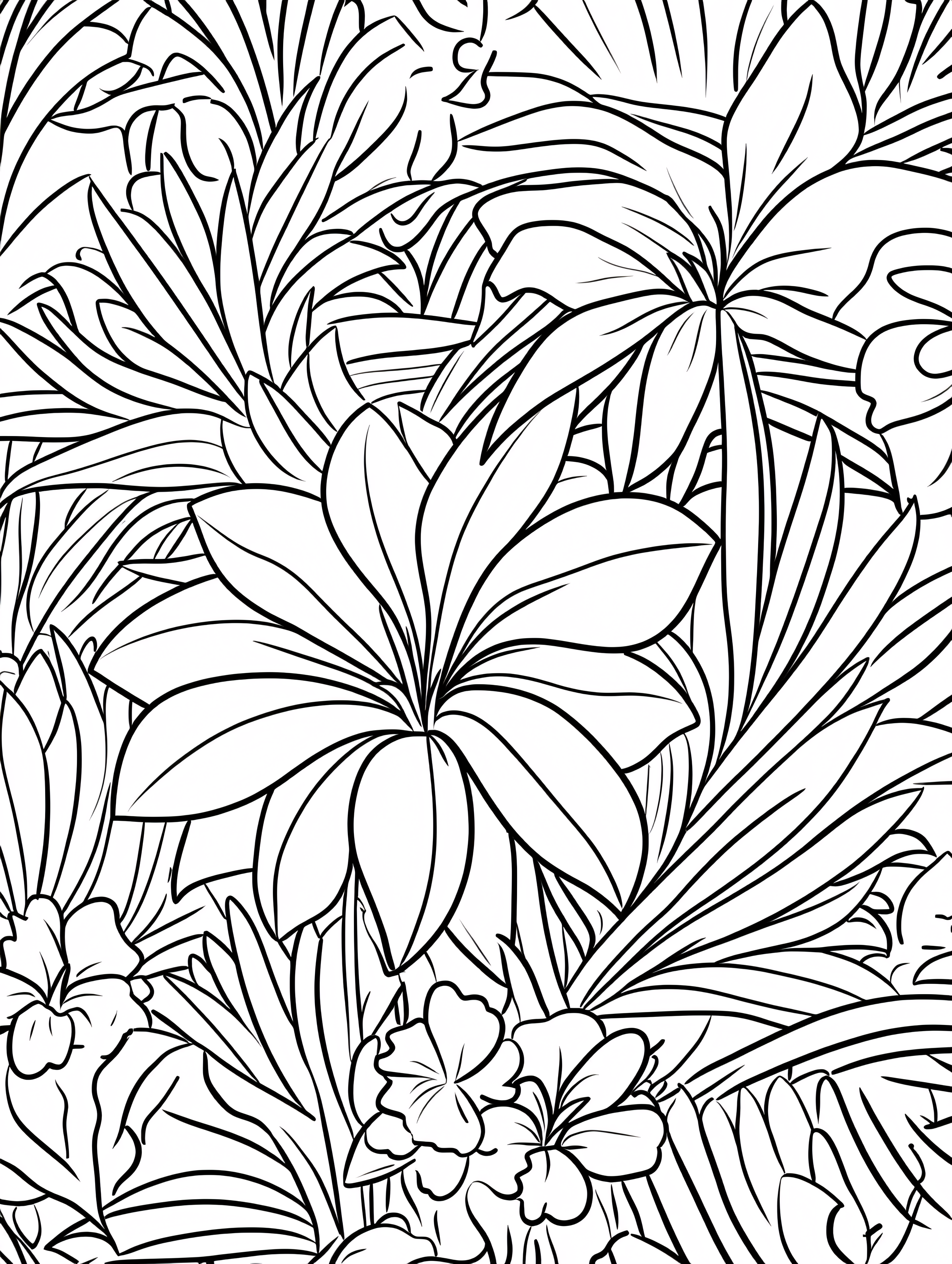 Tropical Plant Pattern