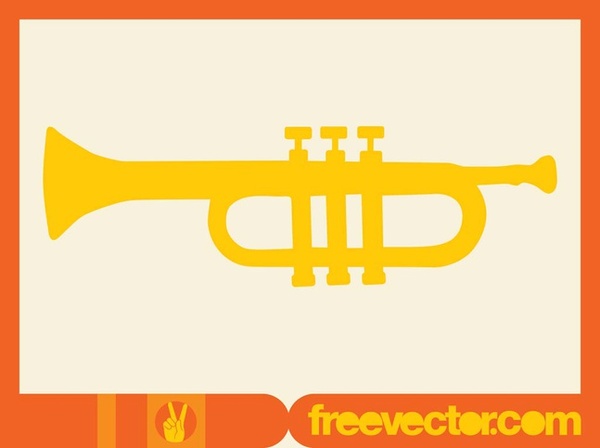 Trumpet Clip Art Free Vector