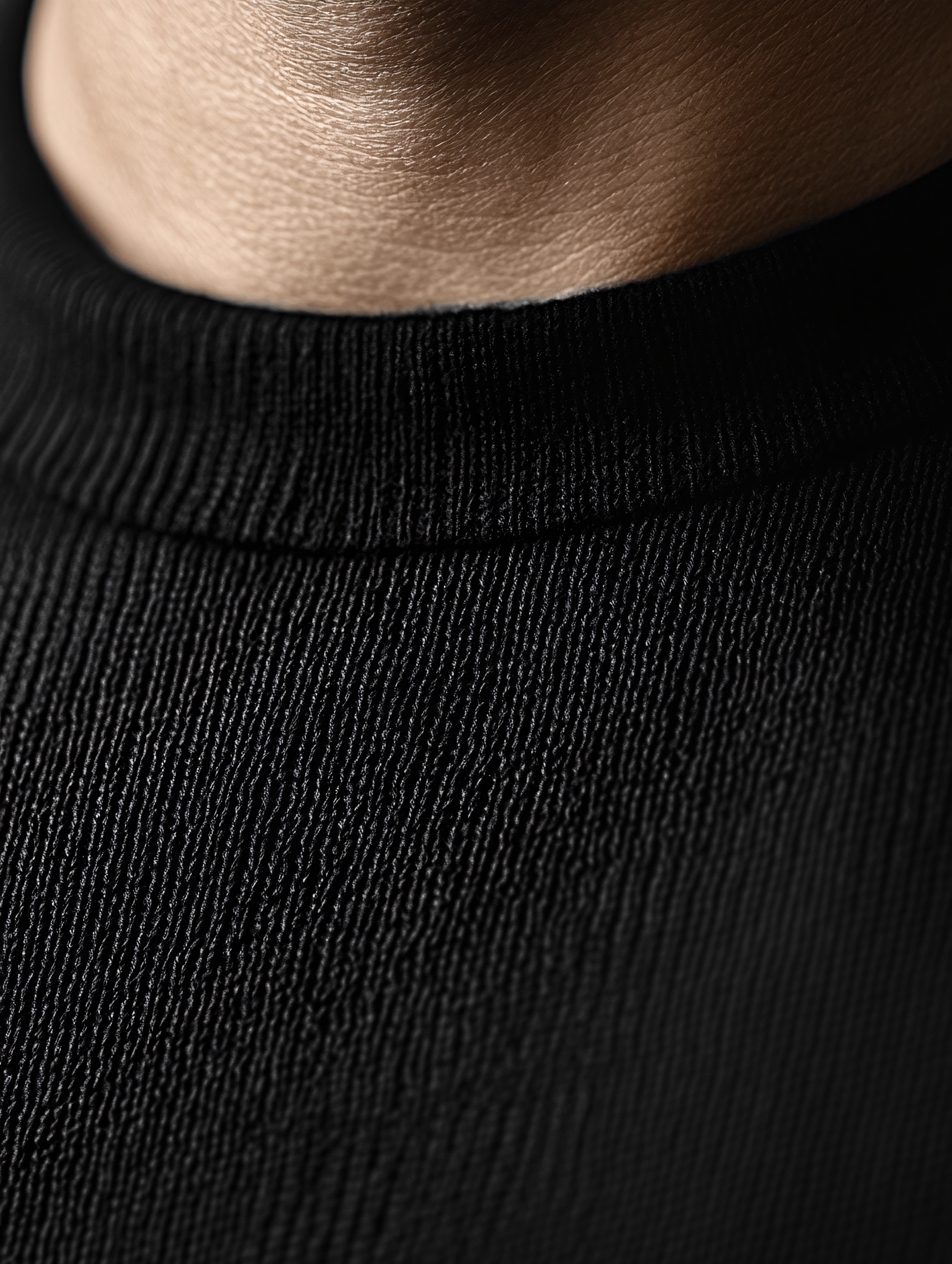 Turtleneck Texture Close Up