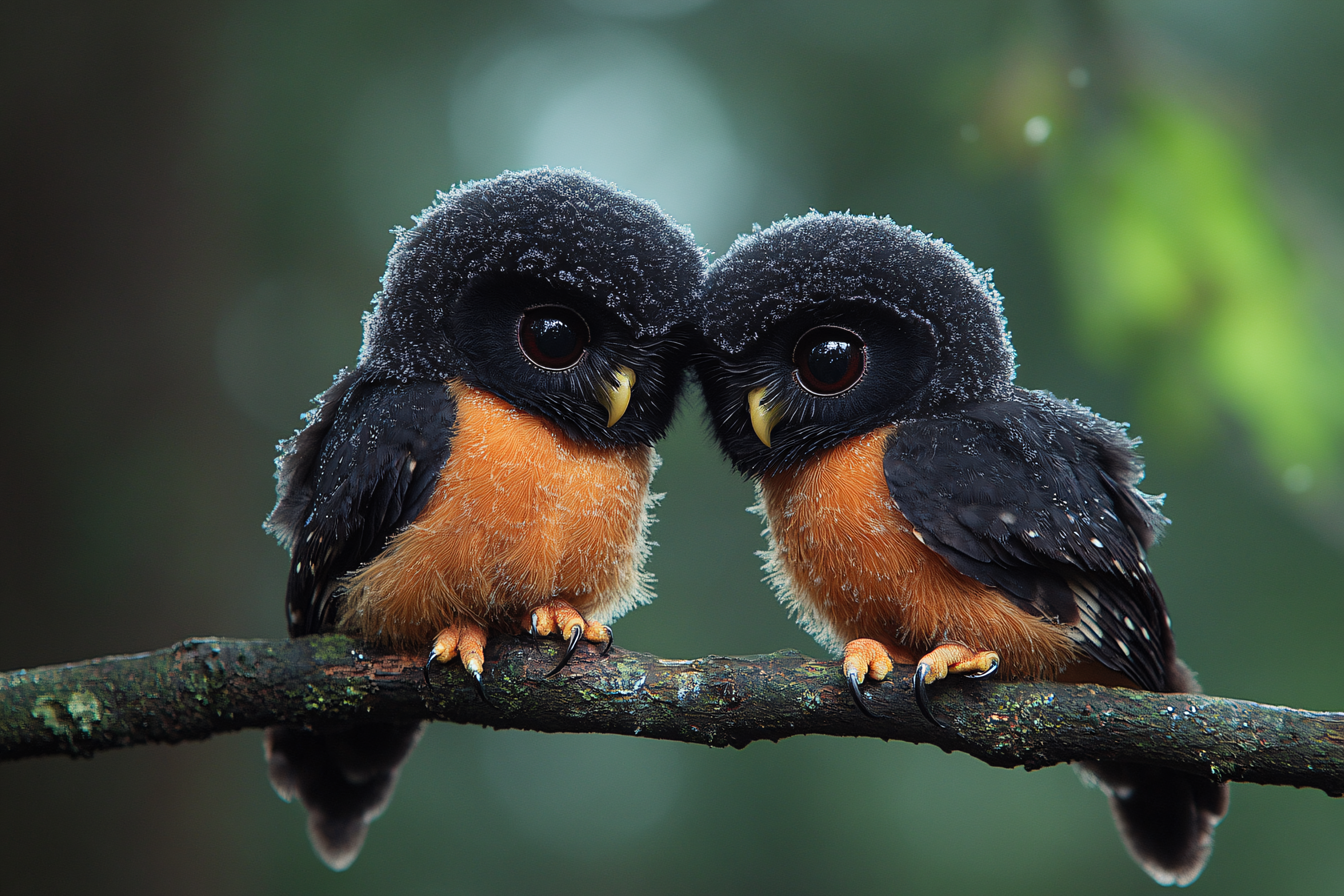 Two Baby Owls