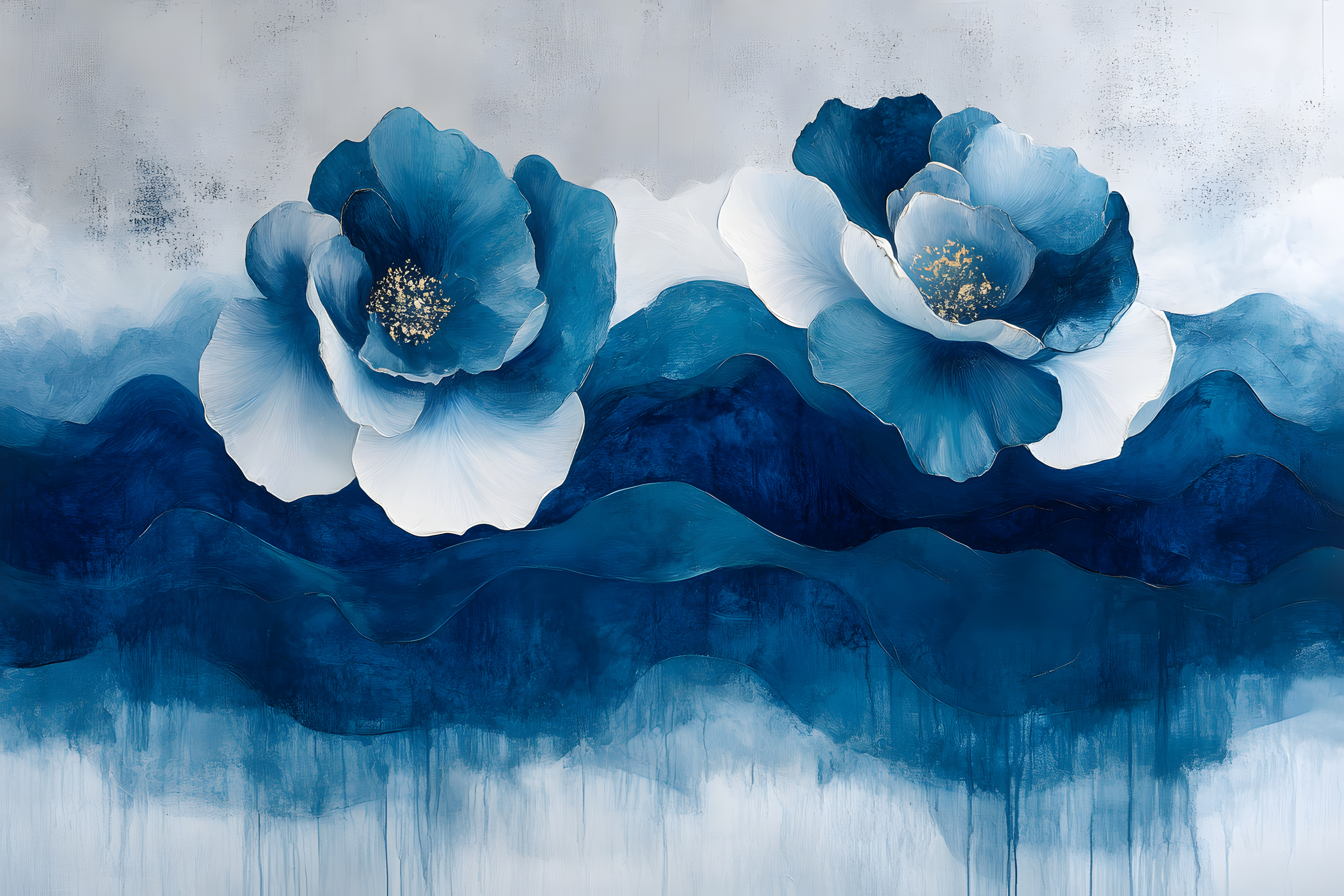 Two Blue Flowers