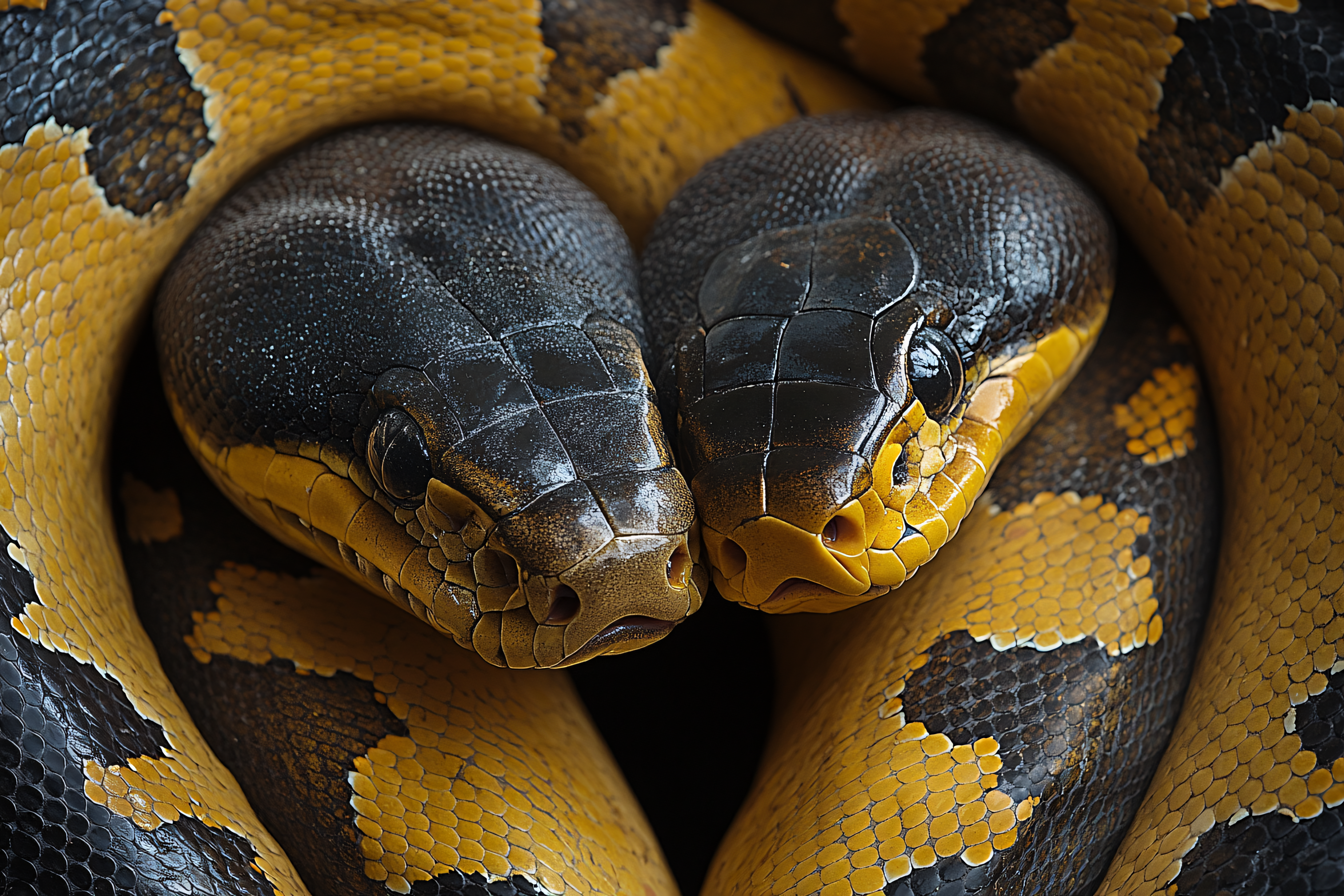 Two Snake Heads