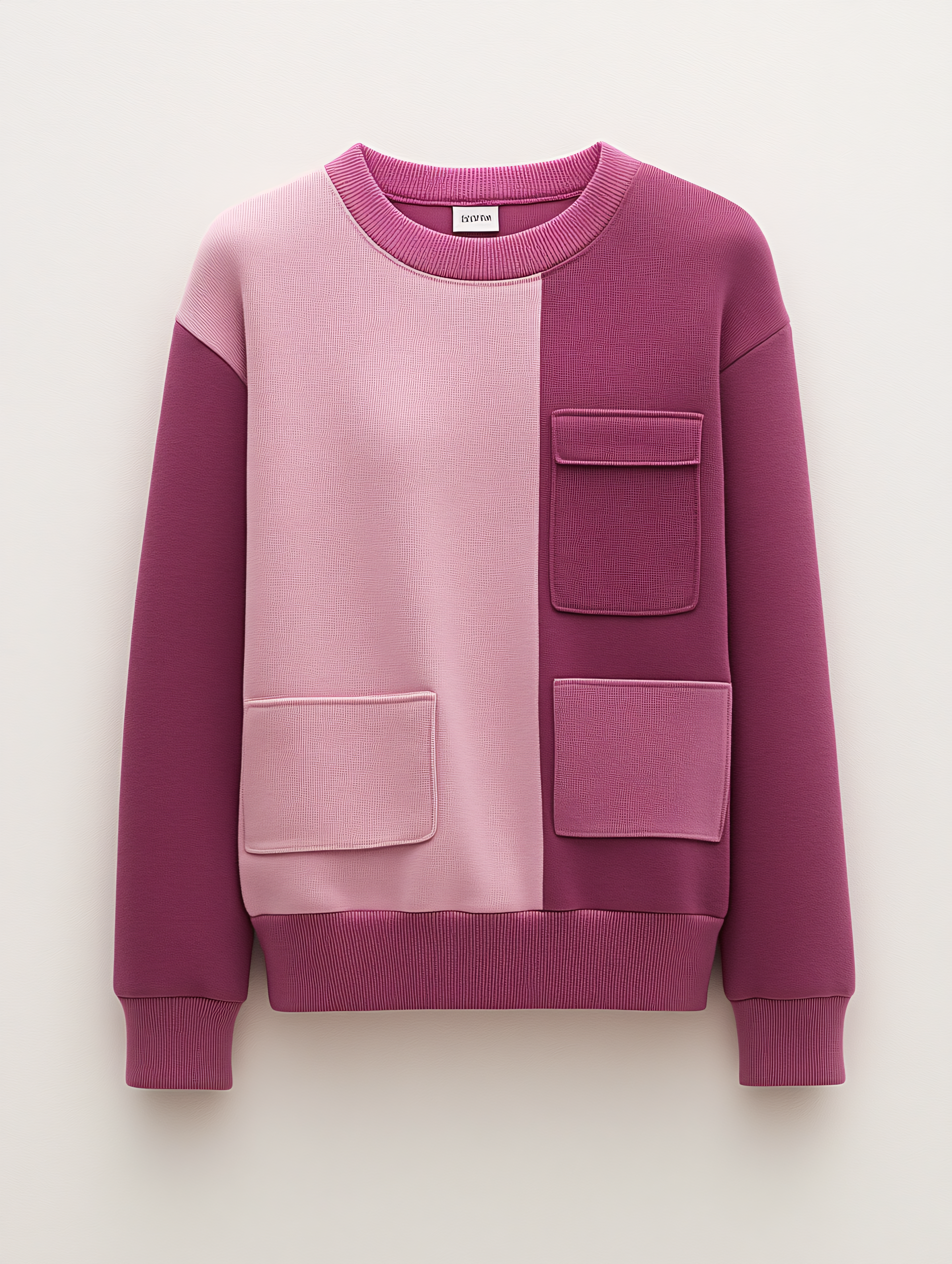 Two Tone Pocket Sweatshirt