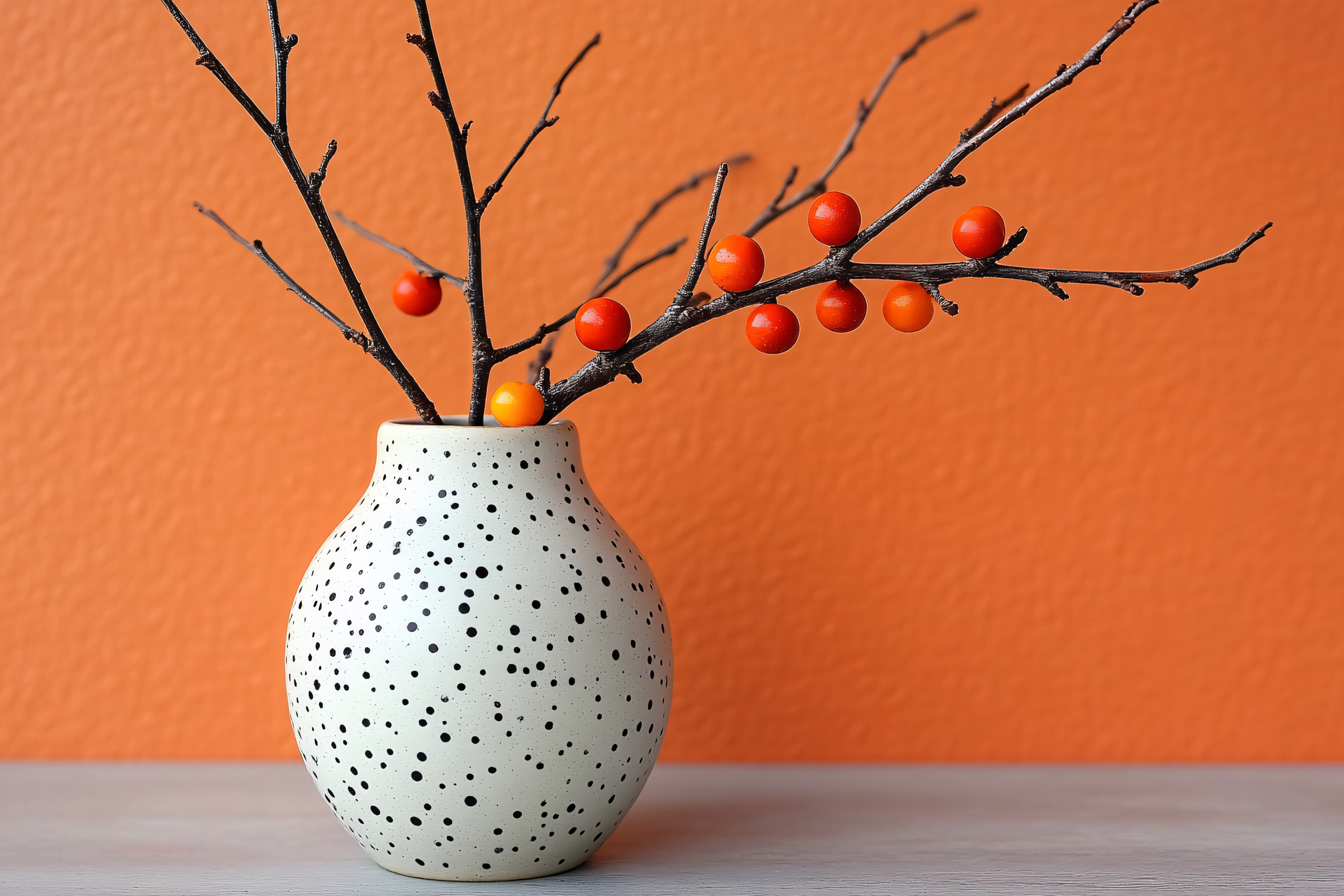 Vase with Berries