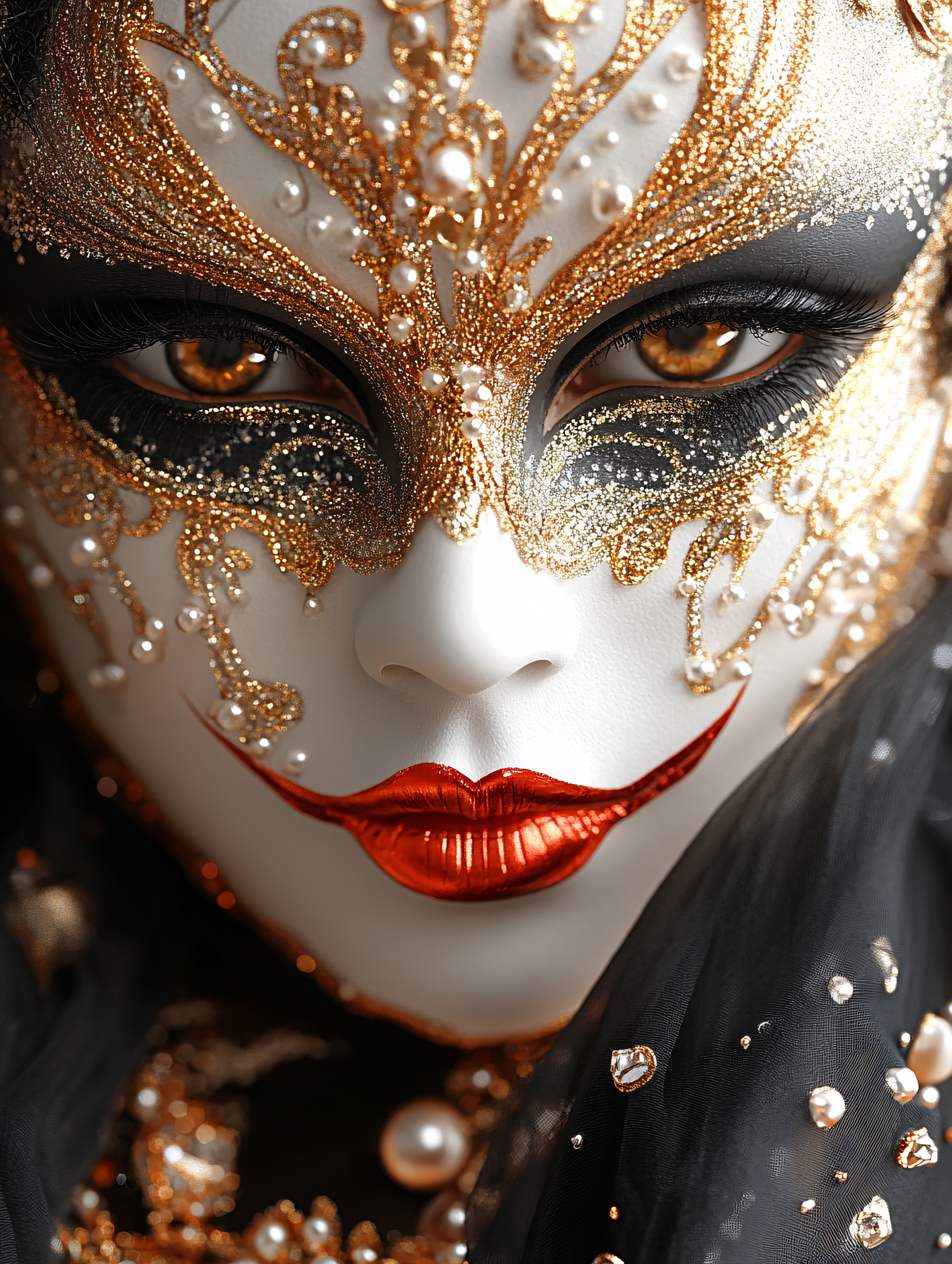 Venetian Golden Mask Beauty