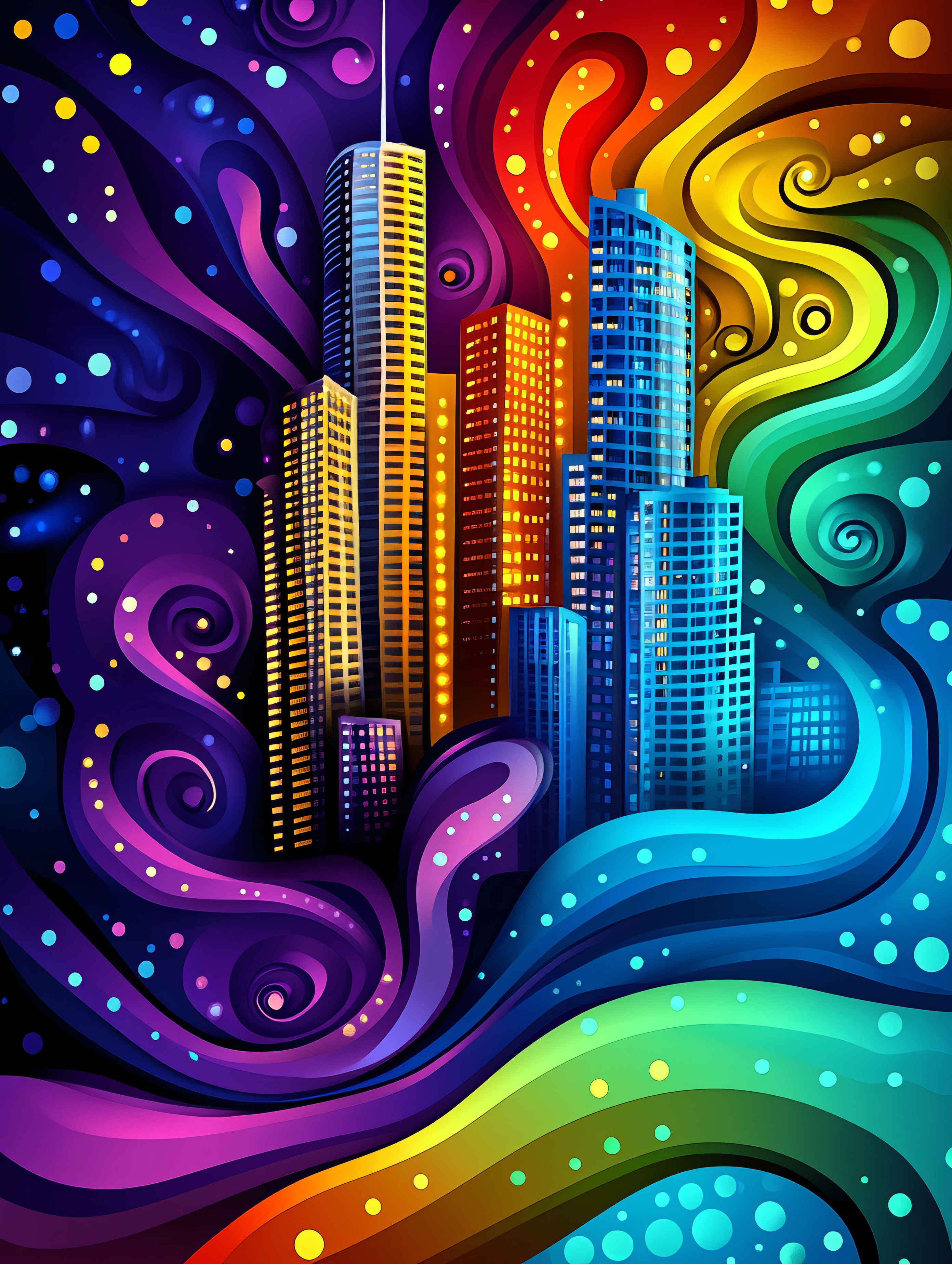 Vibrant Cityscape