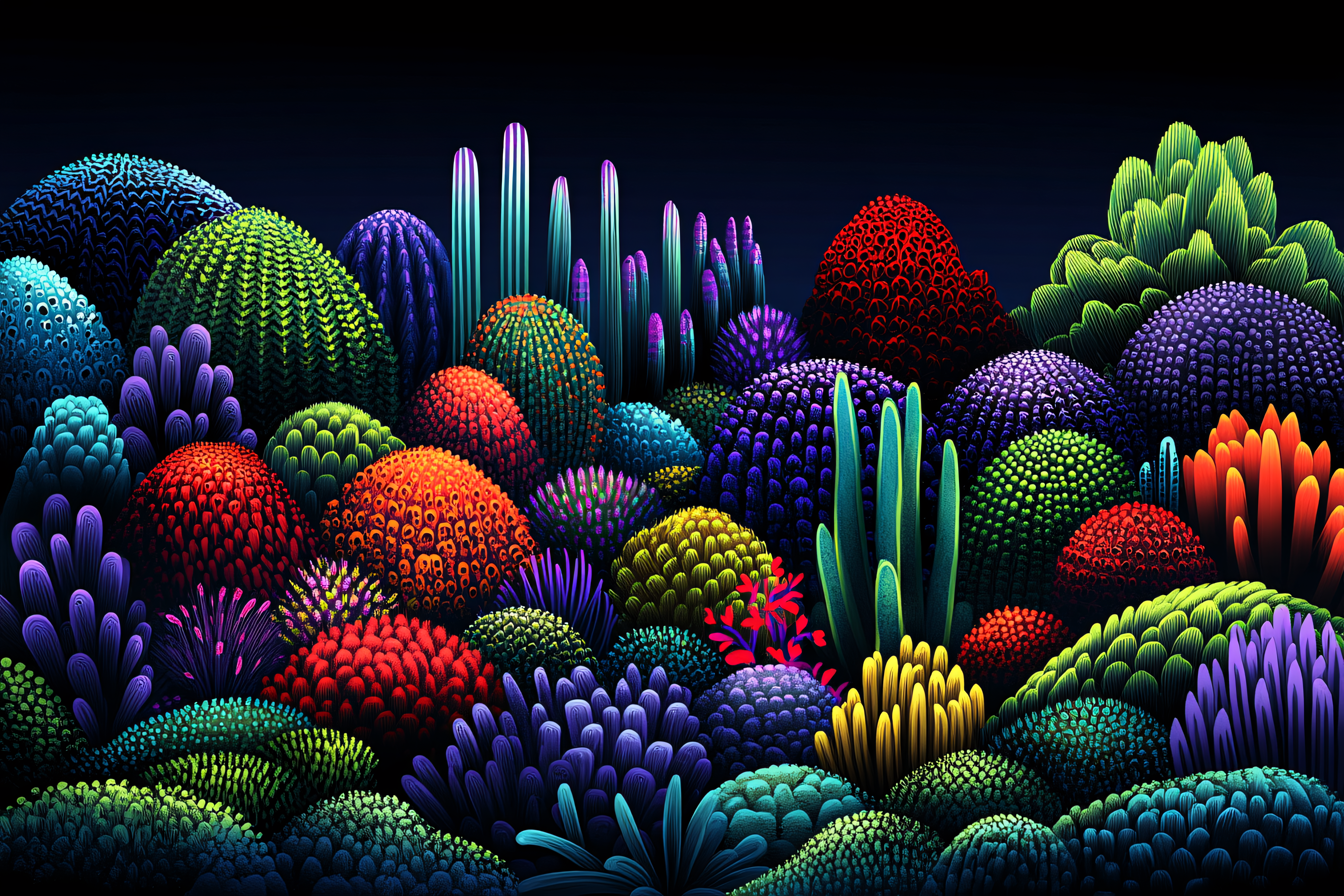 Vibrant Fantasy Flora
