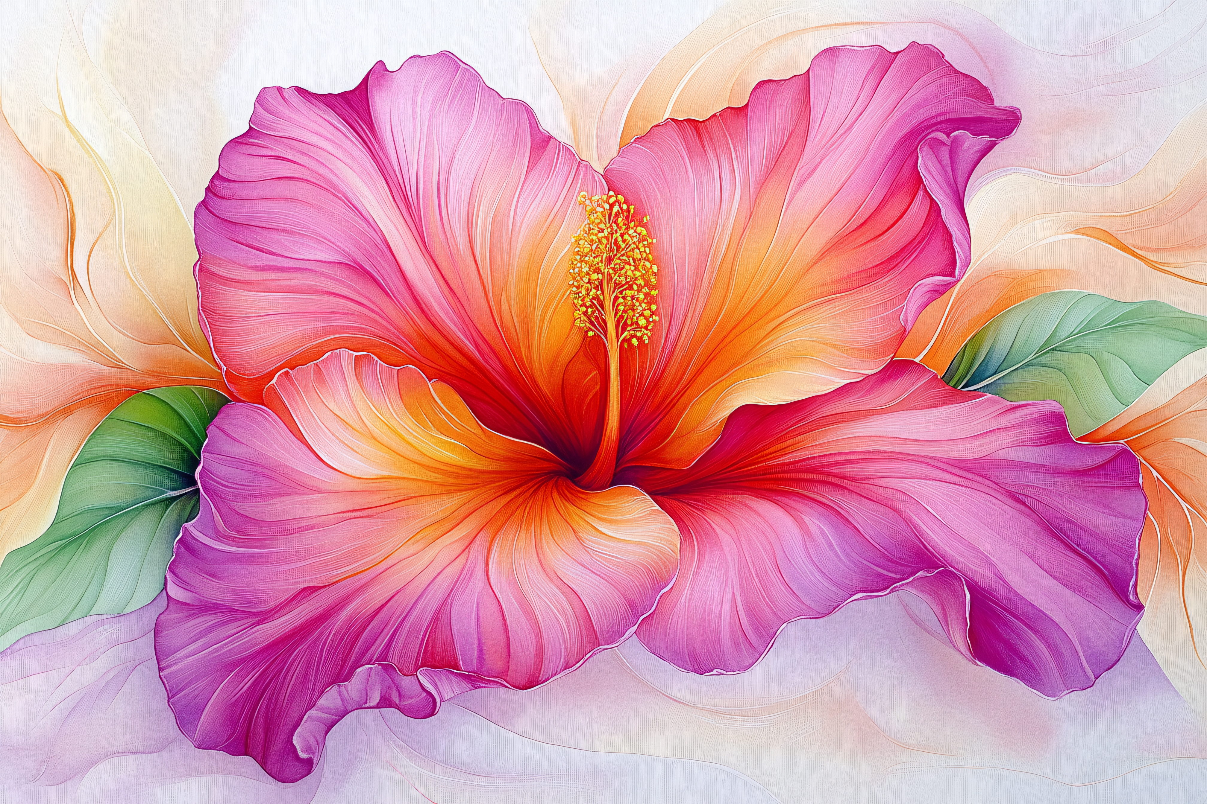 Vibrant Hibiscus Bloom