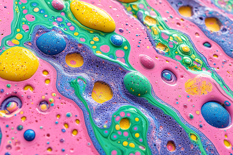 Vibrant Liquid Art Texture