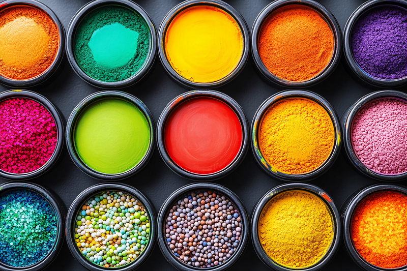 Vibrant Paint Pots