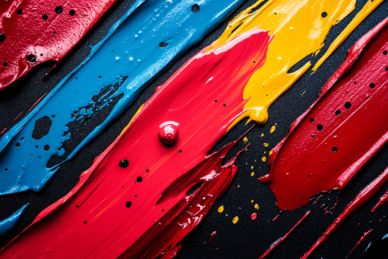 Vibrant Paint Strokes