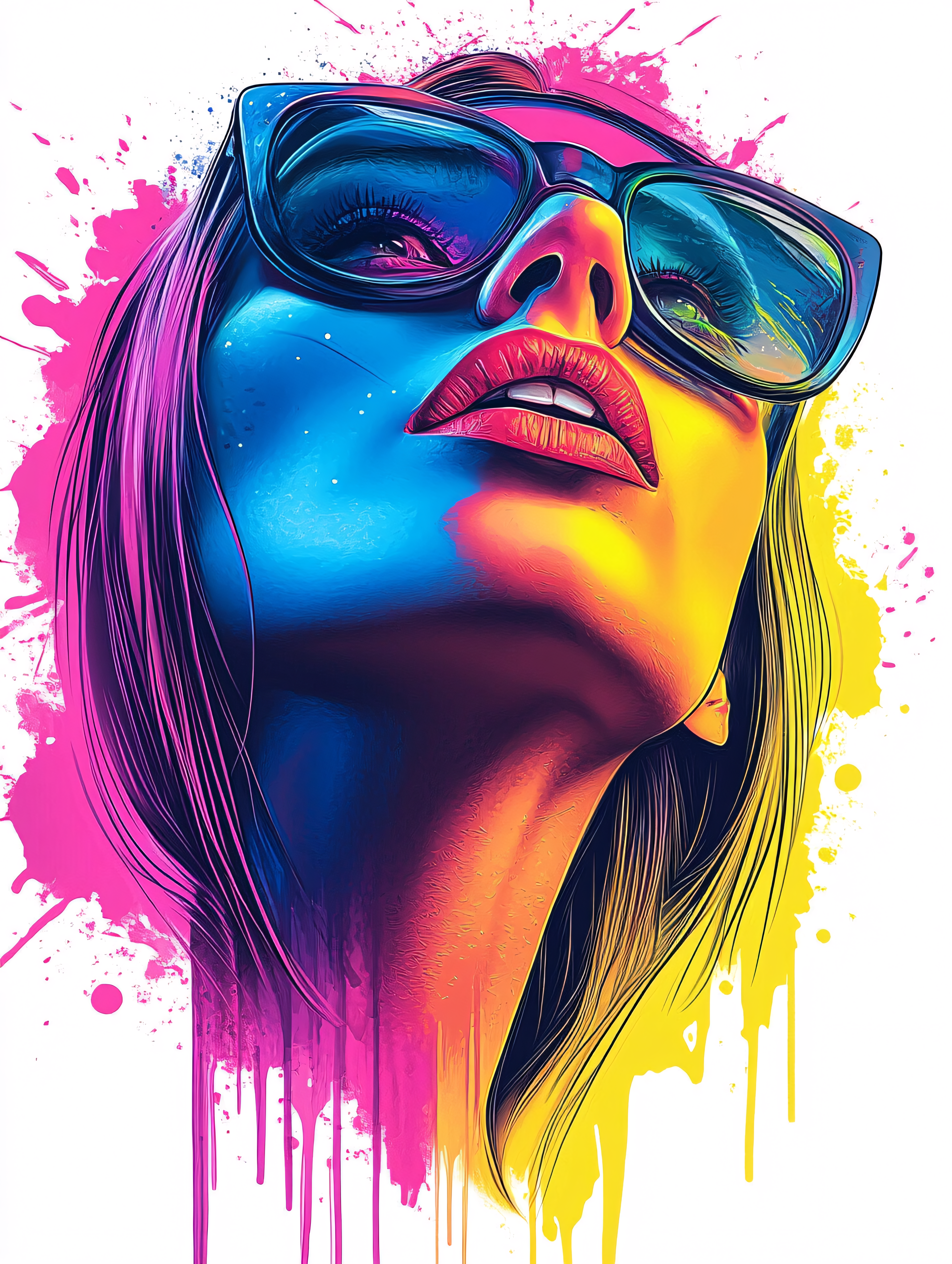Vibrant Sunglasses Woman