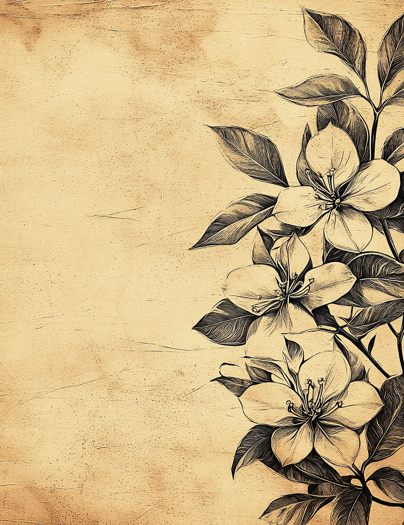 Vintage Floral Illustration