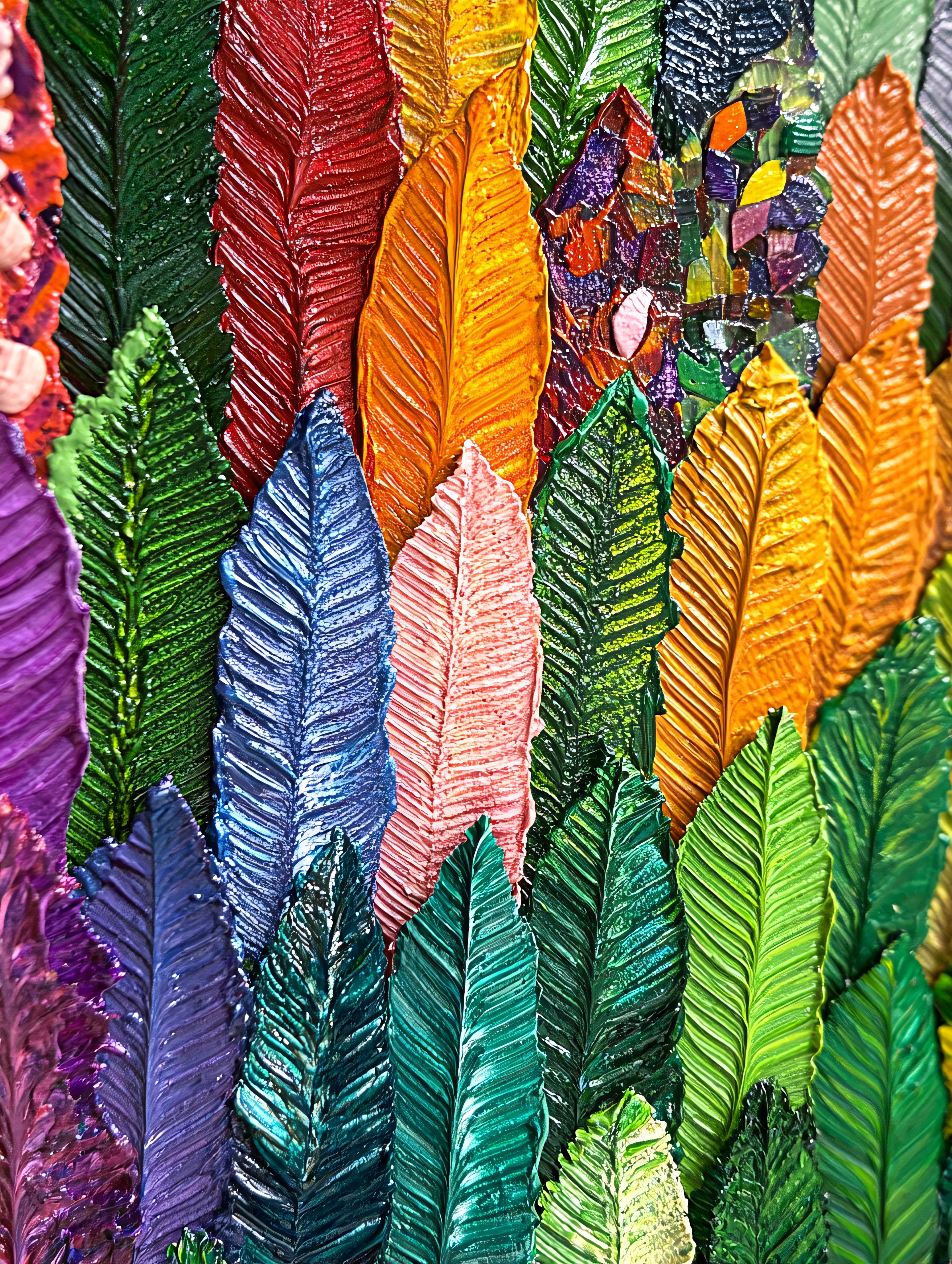 Vivid Leaf Pattern