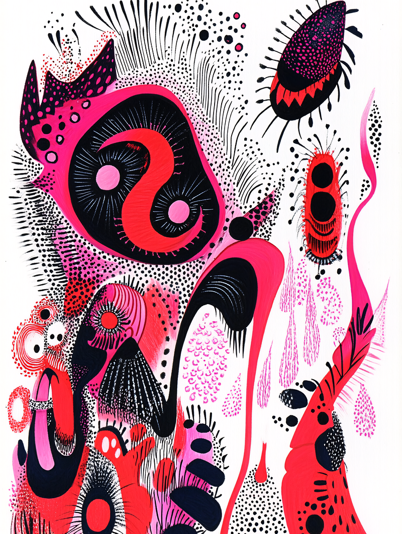 Vivid Organic Forms