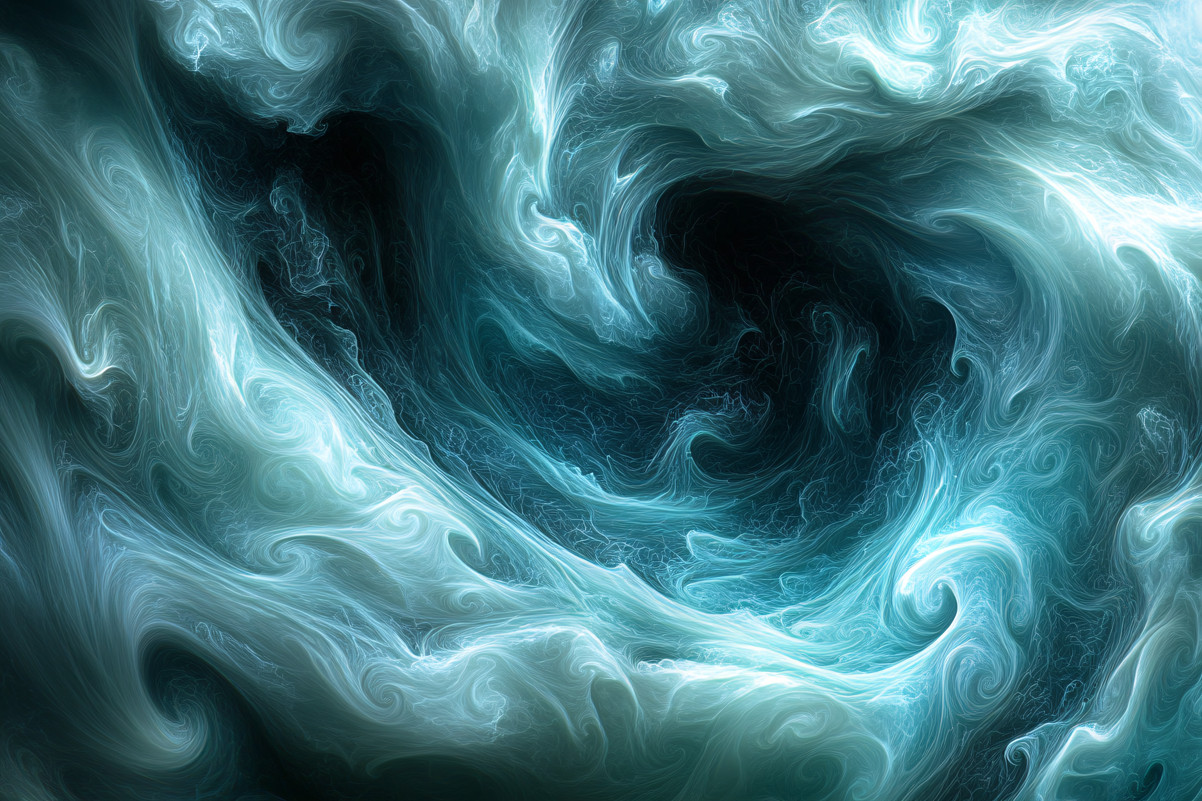 Vortex Of Turquoise Energy