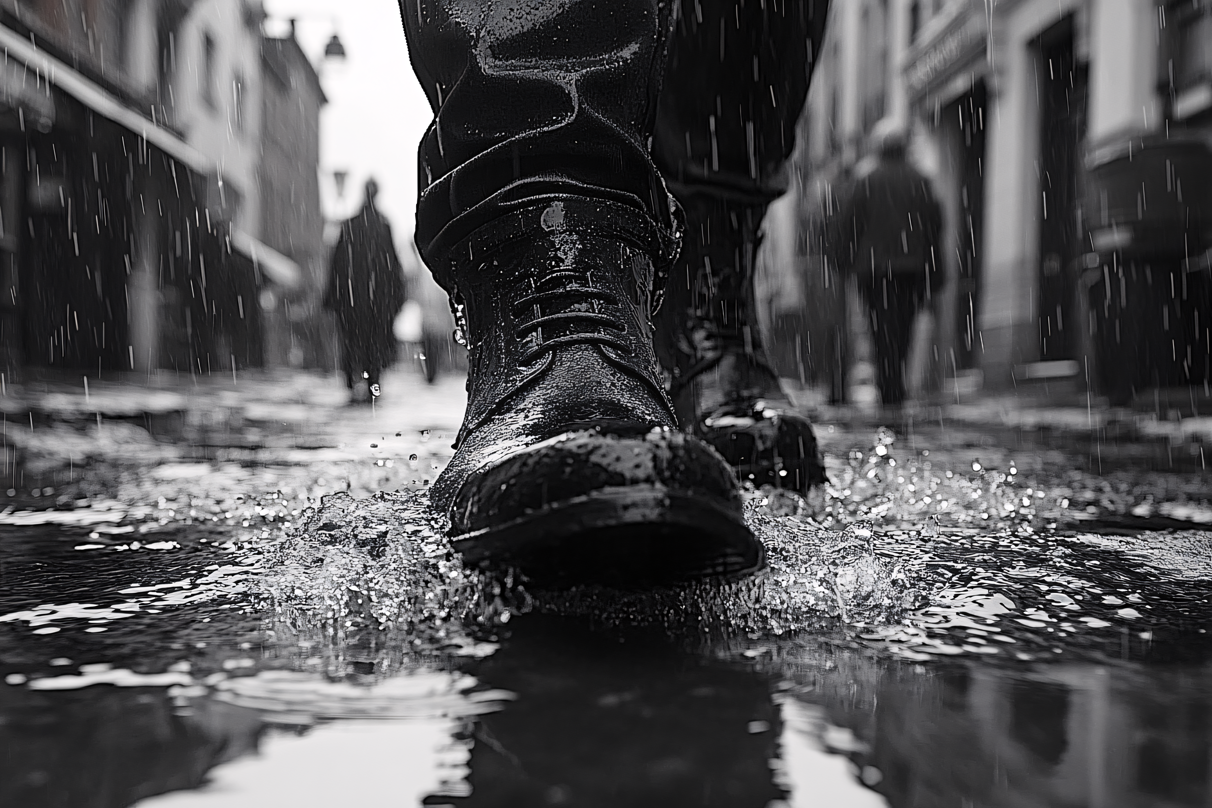 Walking in the Rain
