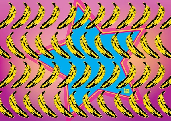 Warhol Pop Art Pattern Free Vector