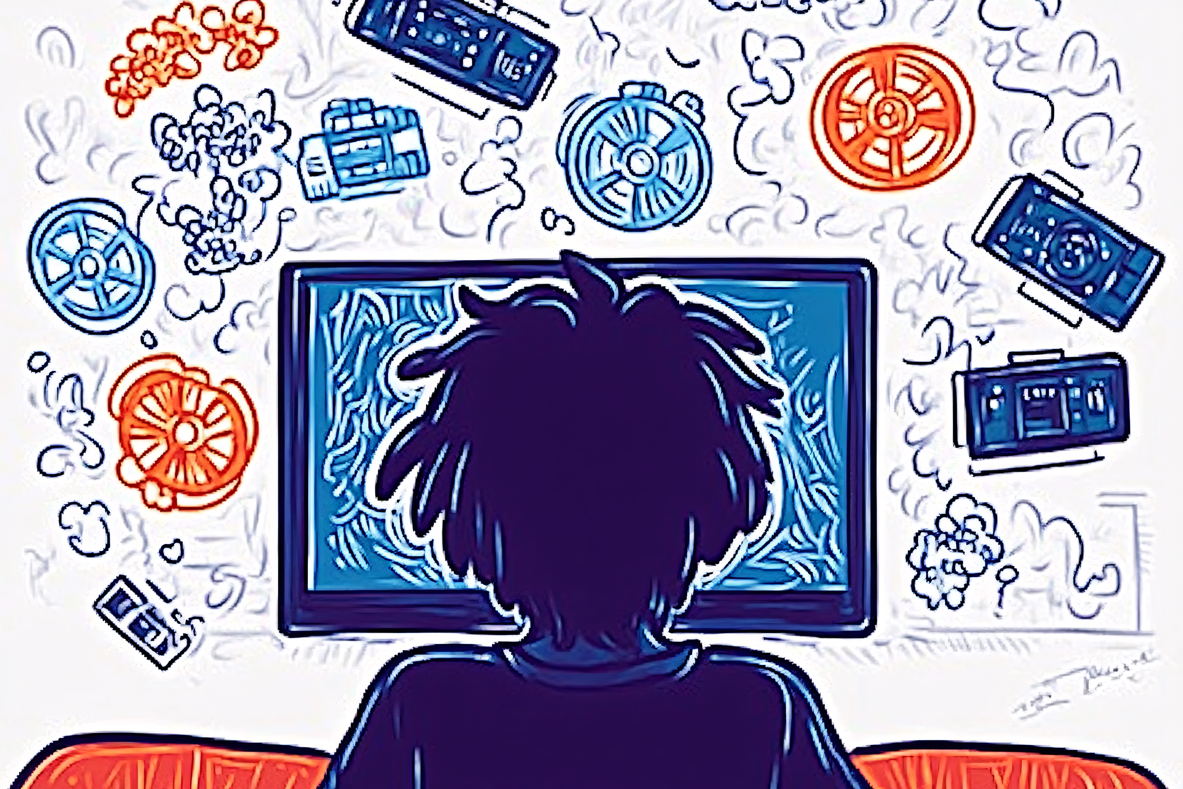 Watching TV