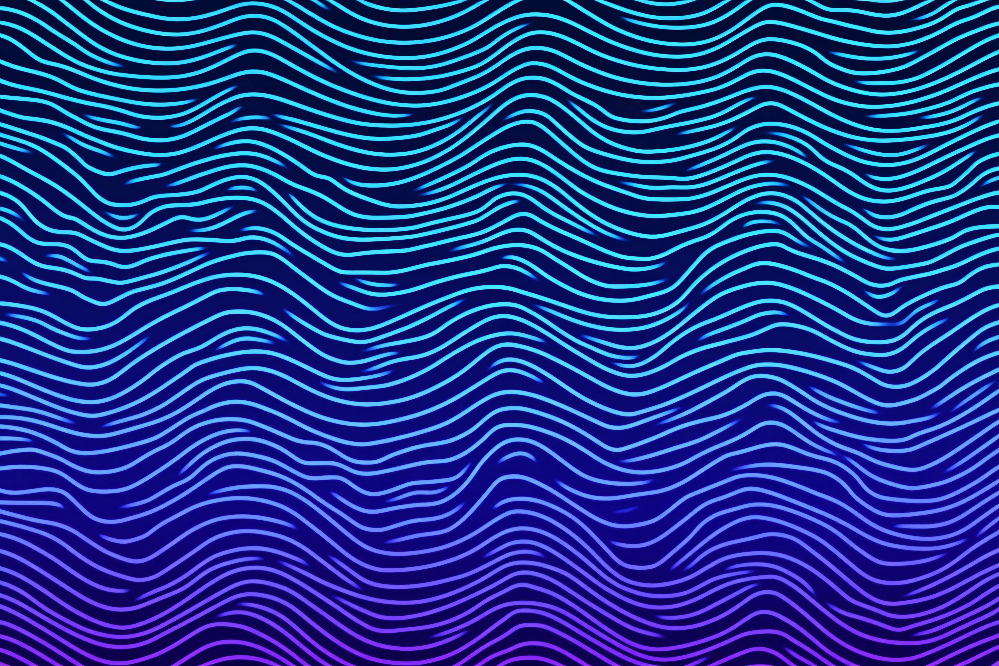 Wavy Gradient Lines Background