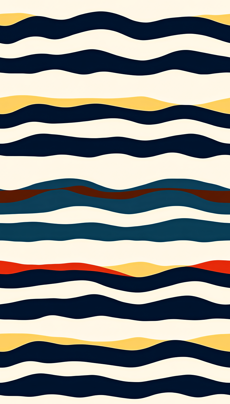 Wavy Stripe Abstract Pattern