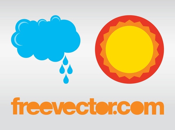 Weather Icons Free Vector