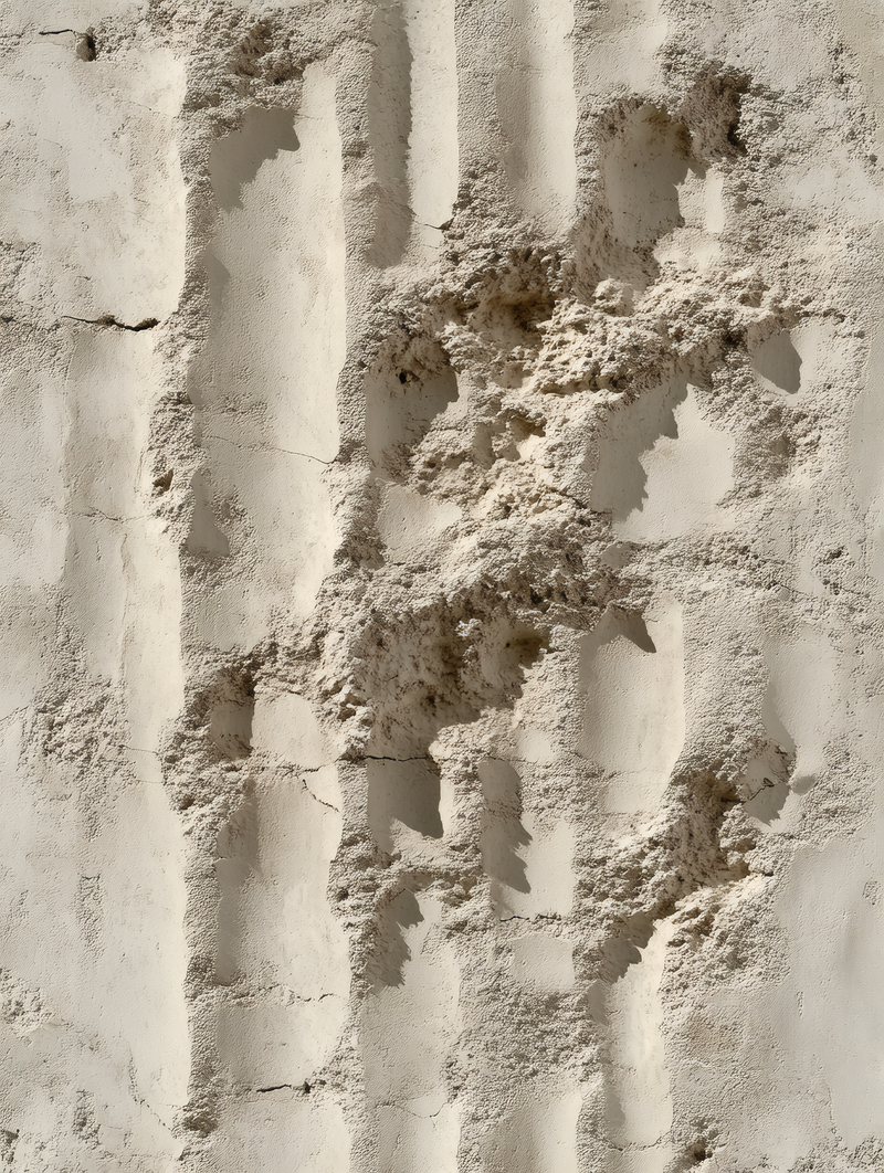 Weathered Wall with Cracks