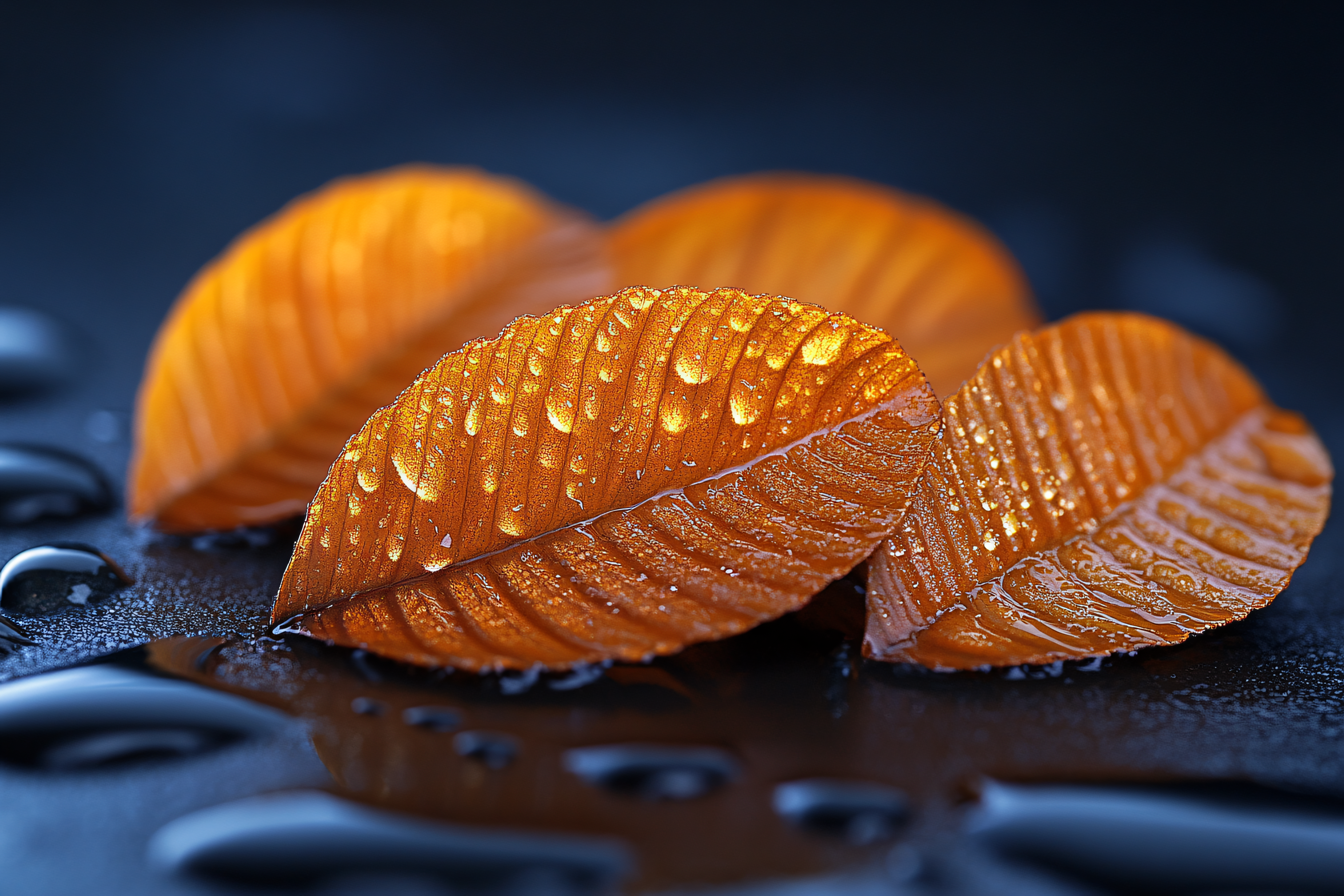 Wet Autumn Leaves