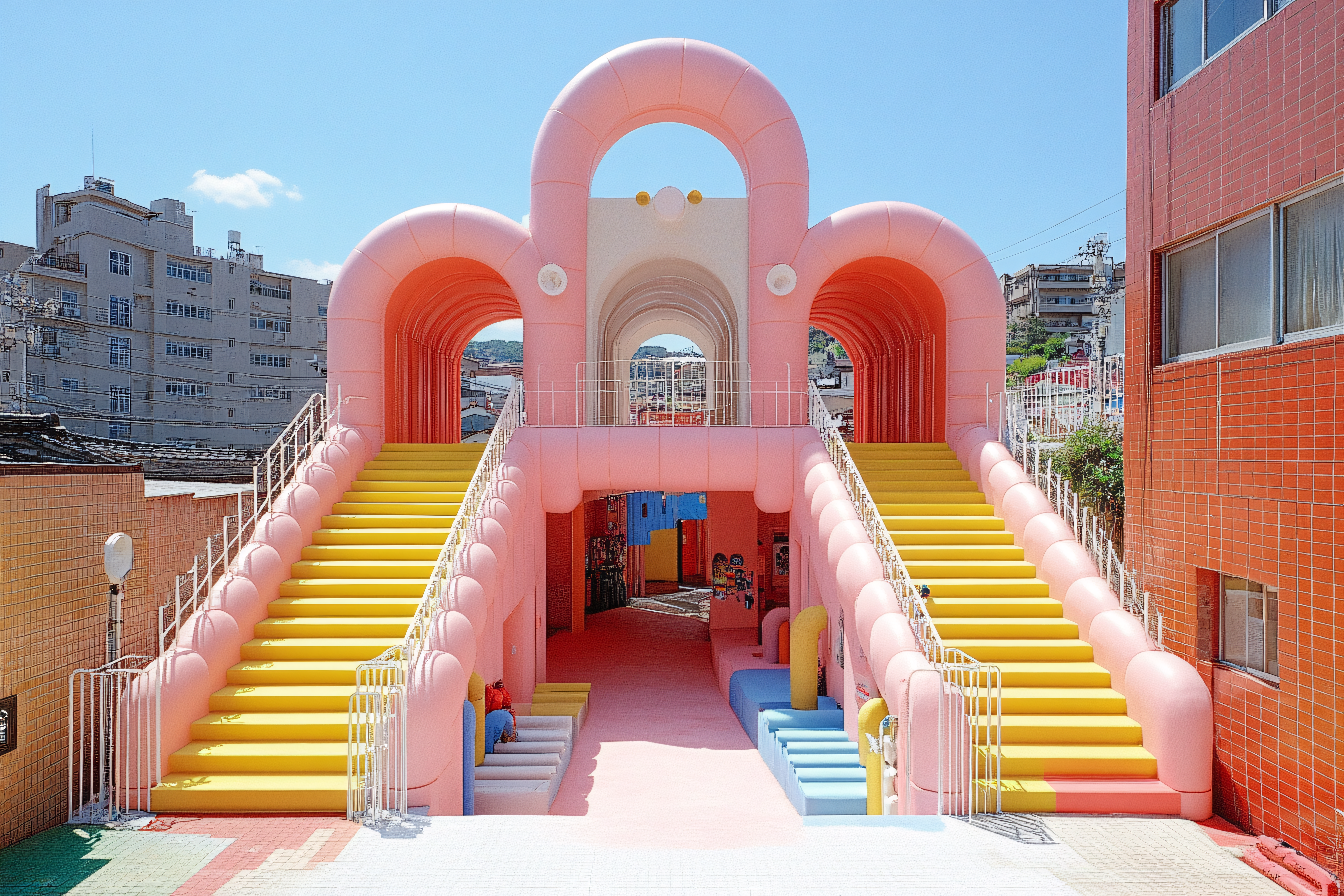 Whimsical Pink Archway