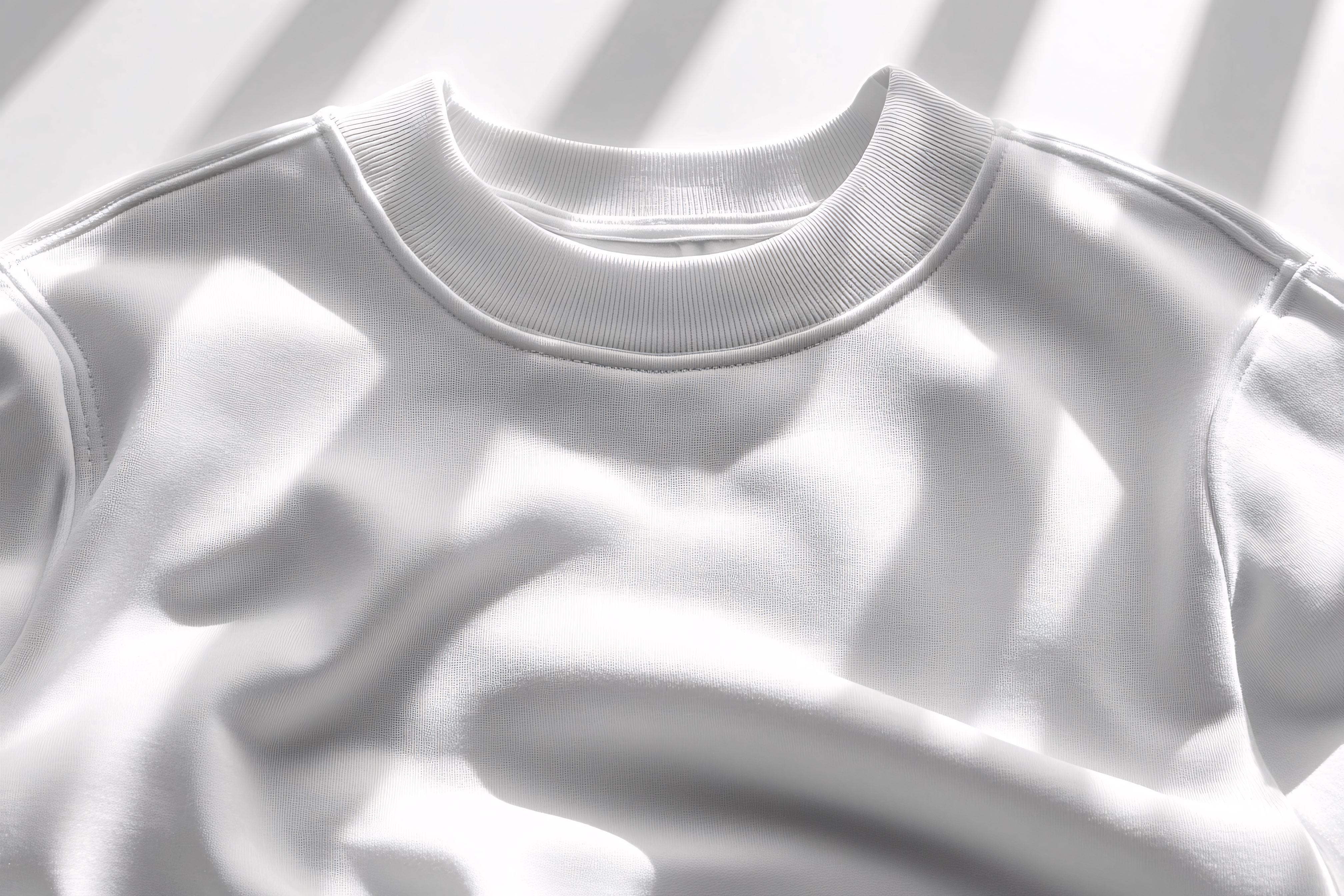White Crew Neck Sweatshirt