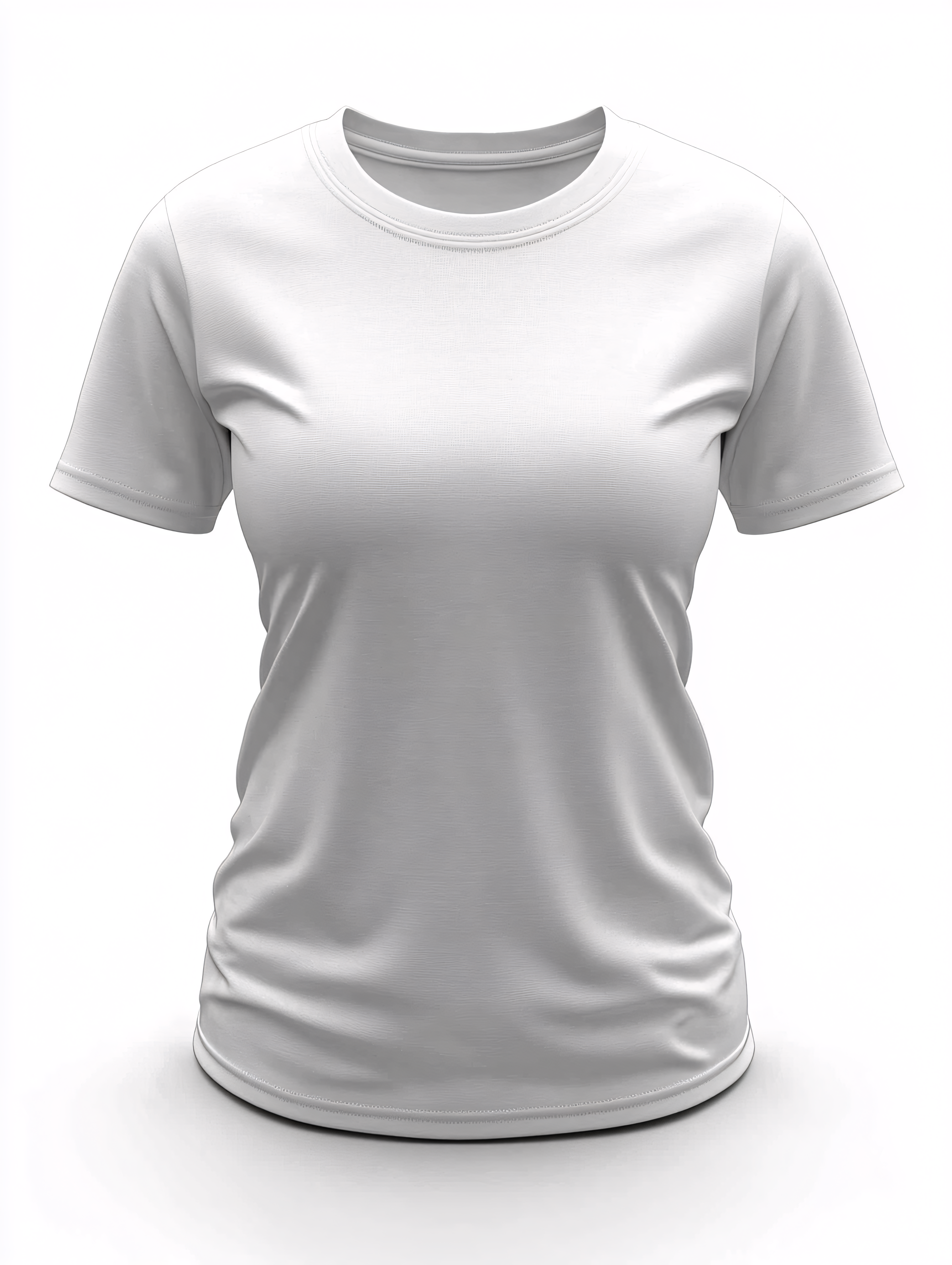 White Plain Crew Neck T-Shirt