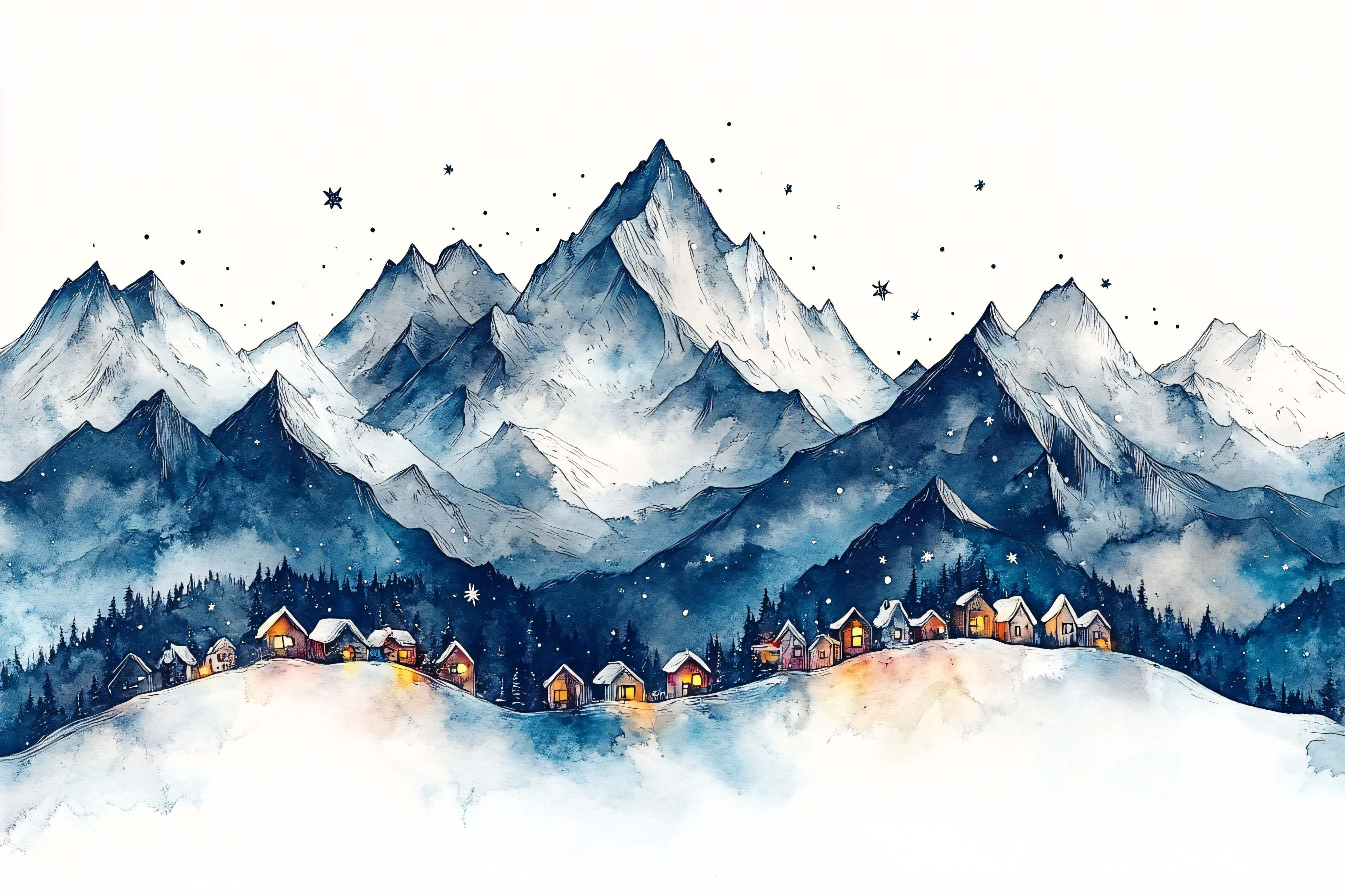 Winter Mountain Village