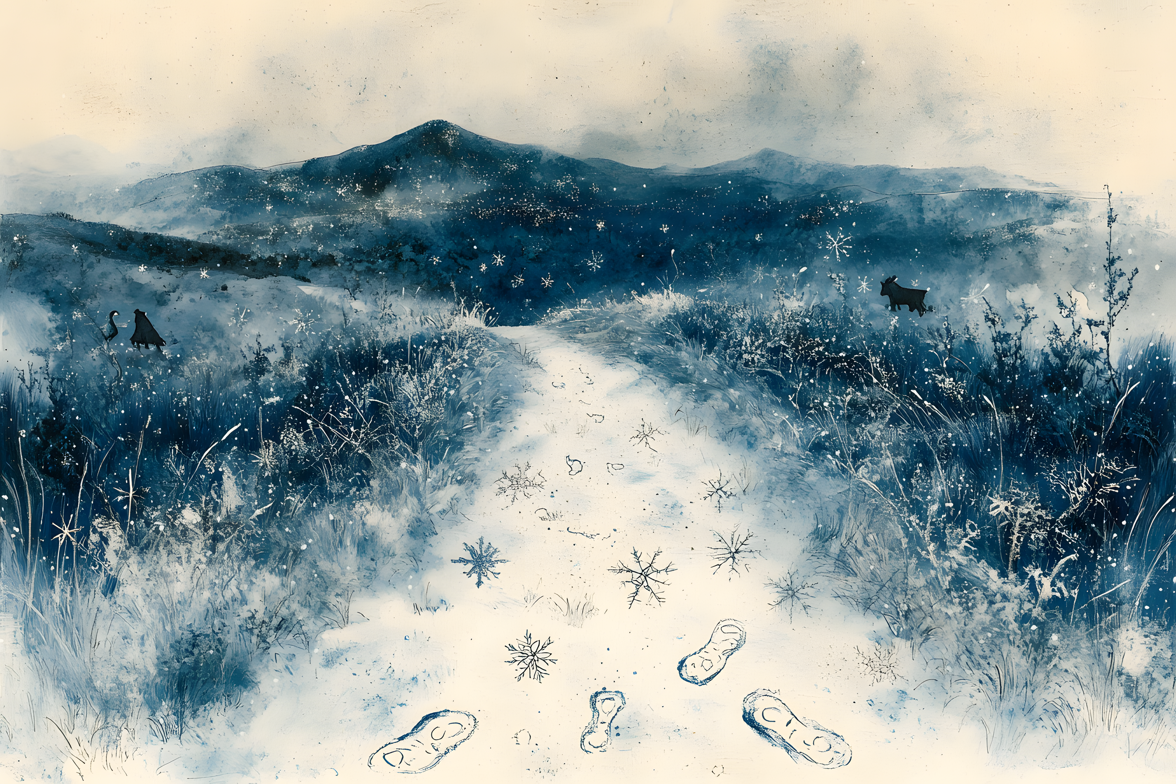 Winter Mountain Vista