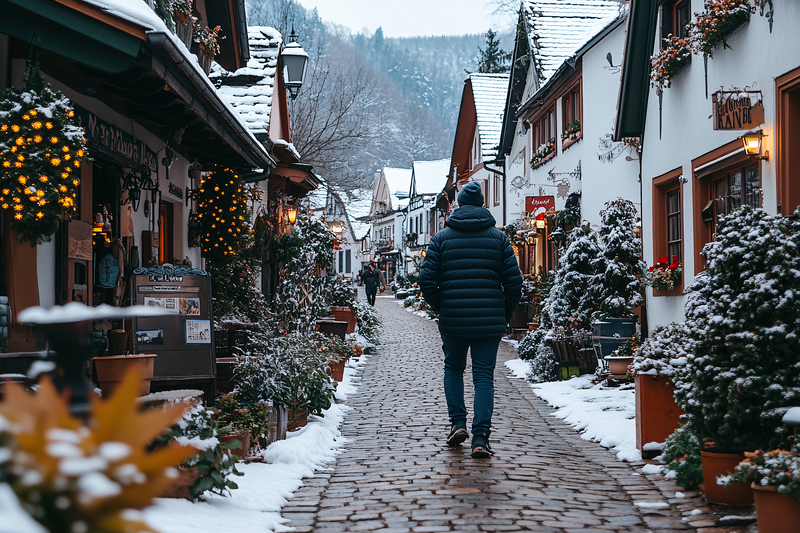 Winter Village Stroll