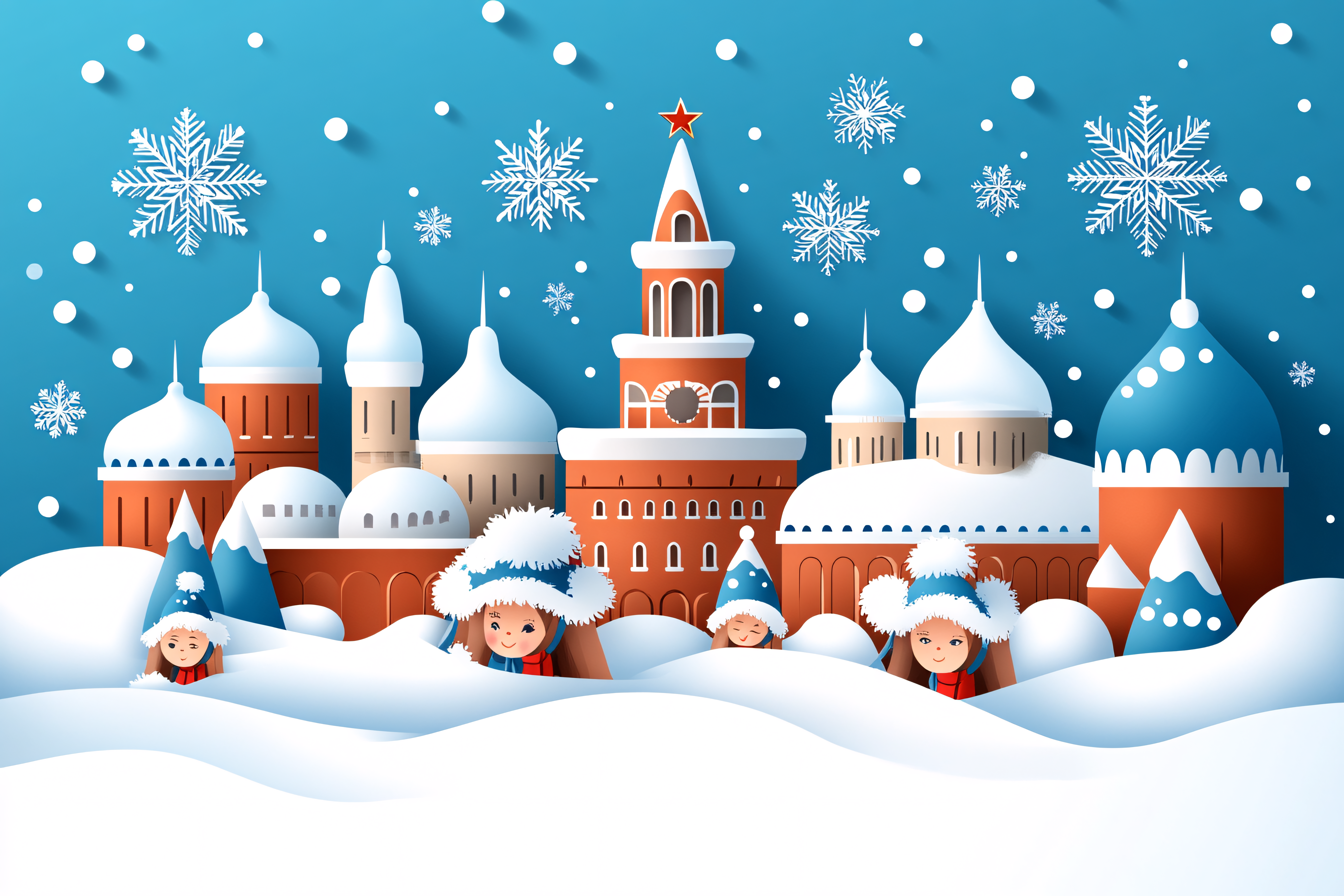 Winter Wonderland in Russia