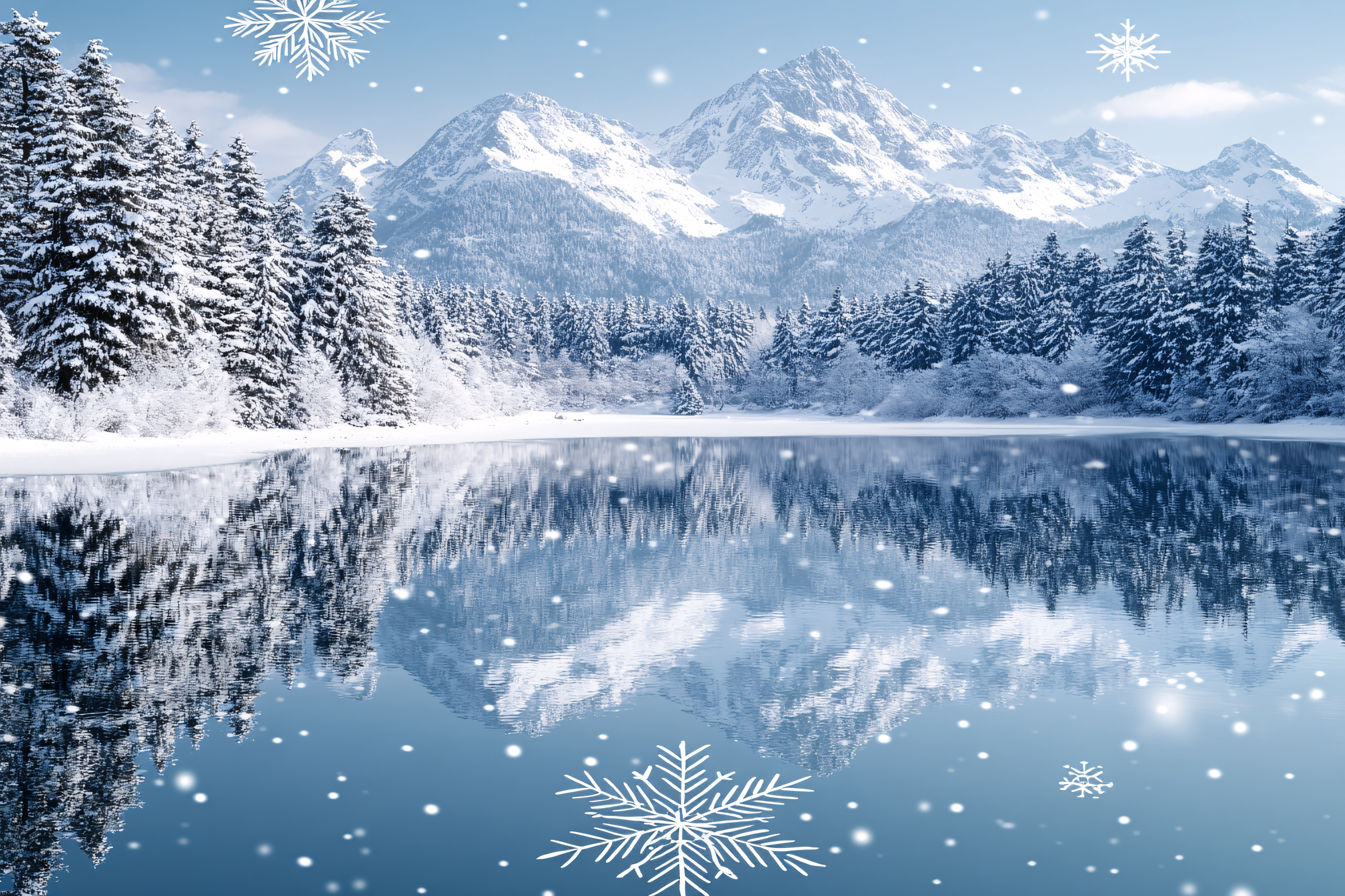 Winter Wonderland Scene