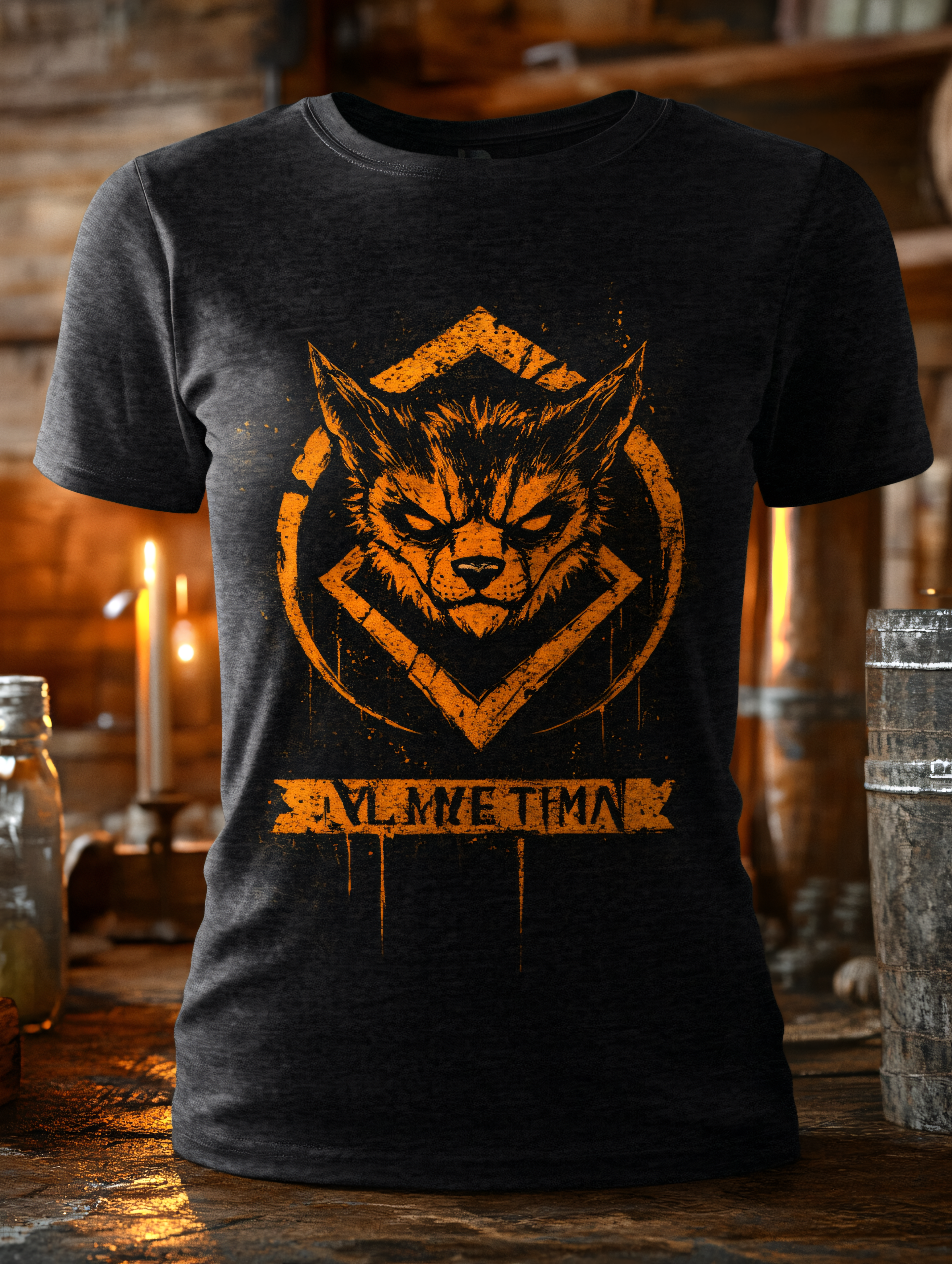 Wolf Graphic T-shirt Design