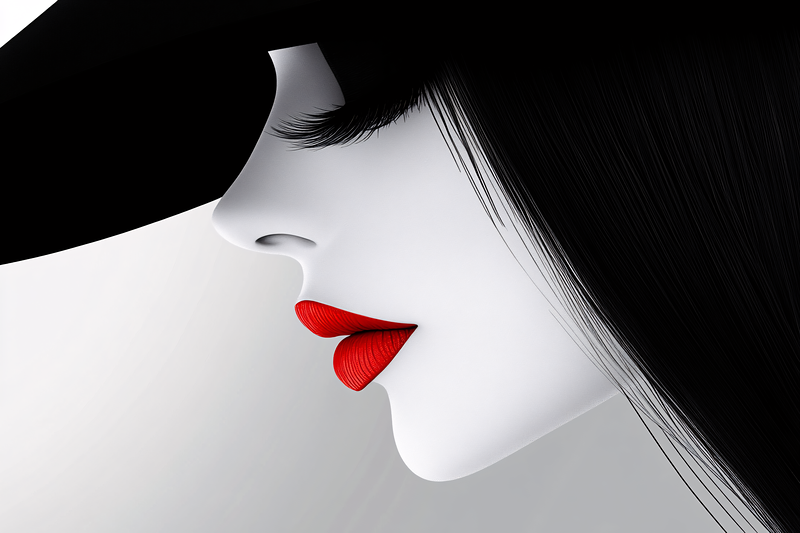 Woman In Black Hat