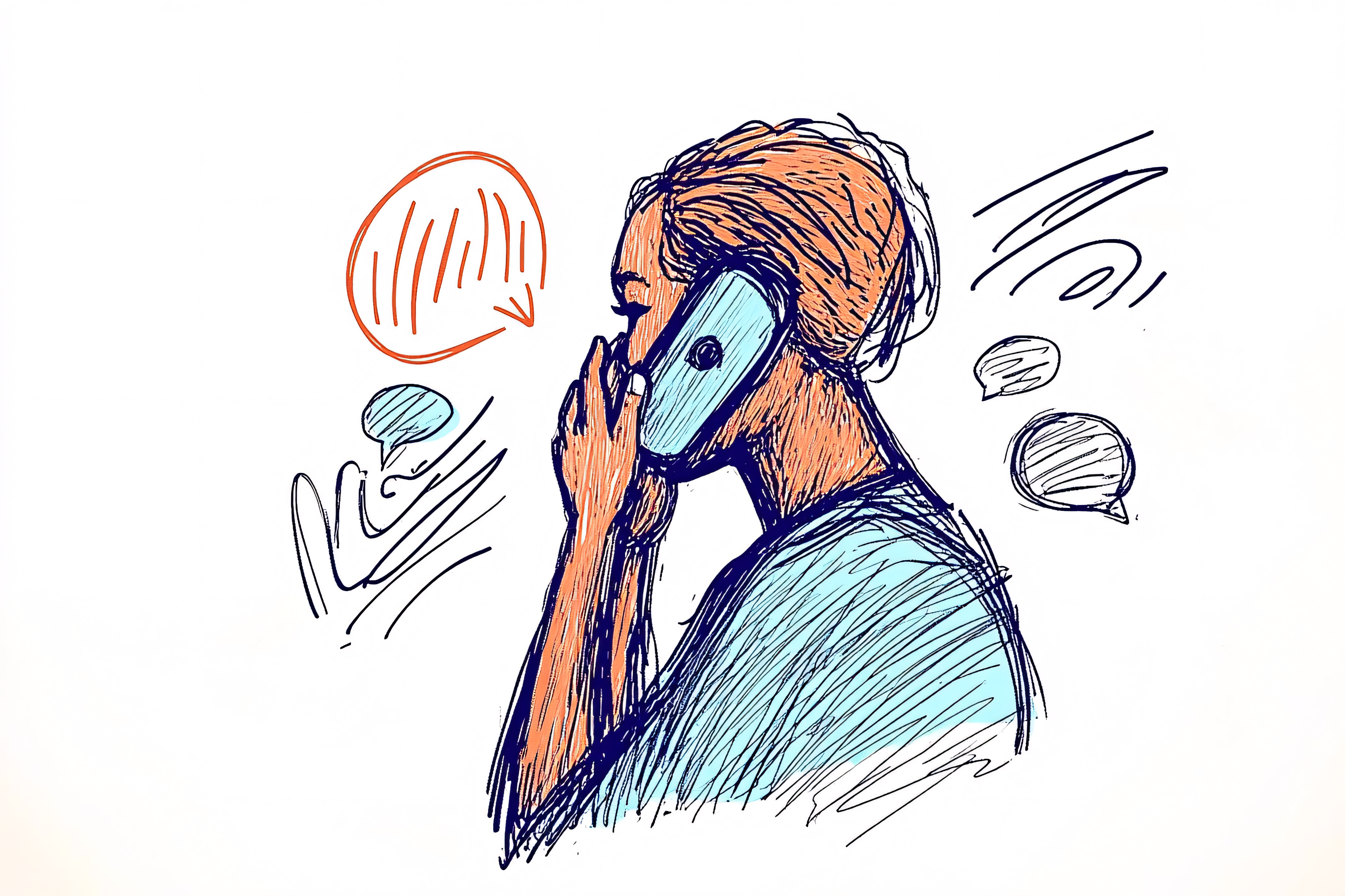 Woman on Phone