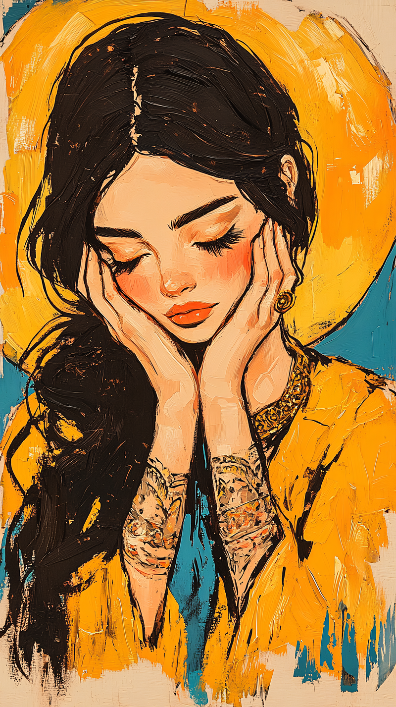 Woman With Dark Hair