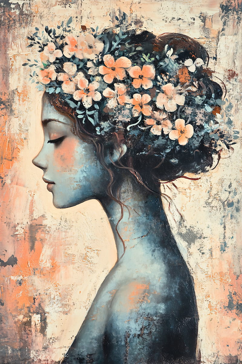Woman With Floral Crown